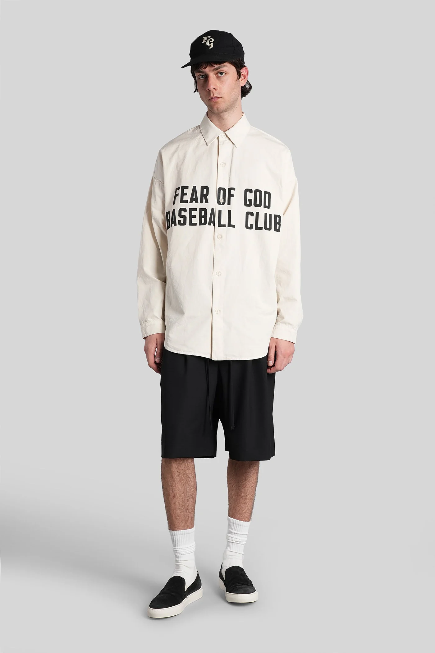 Shorts in black wool - Image 2