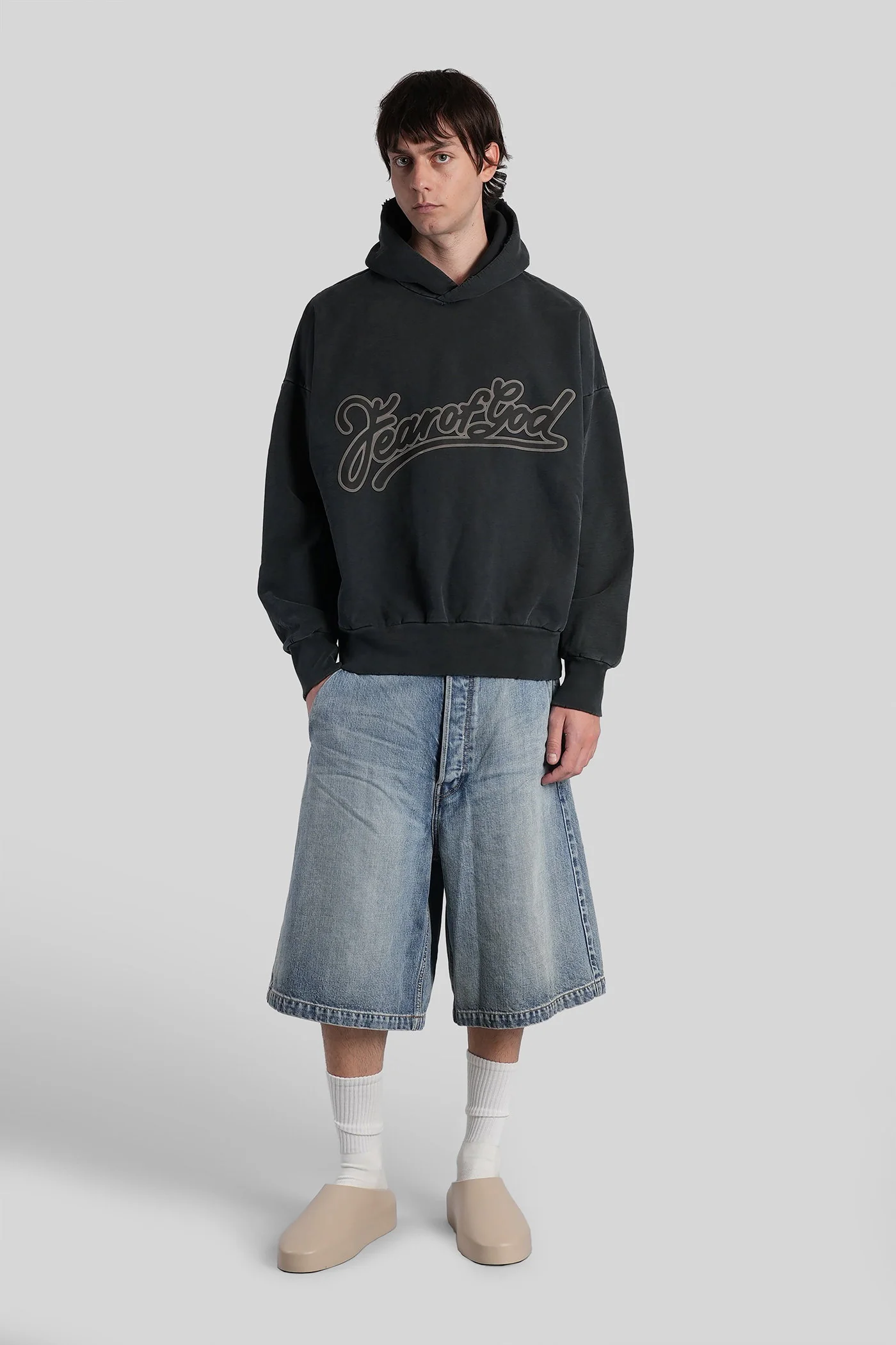 Sweatshirt in black cotton - Image 2
