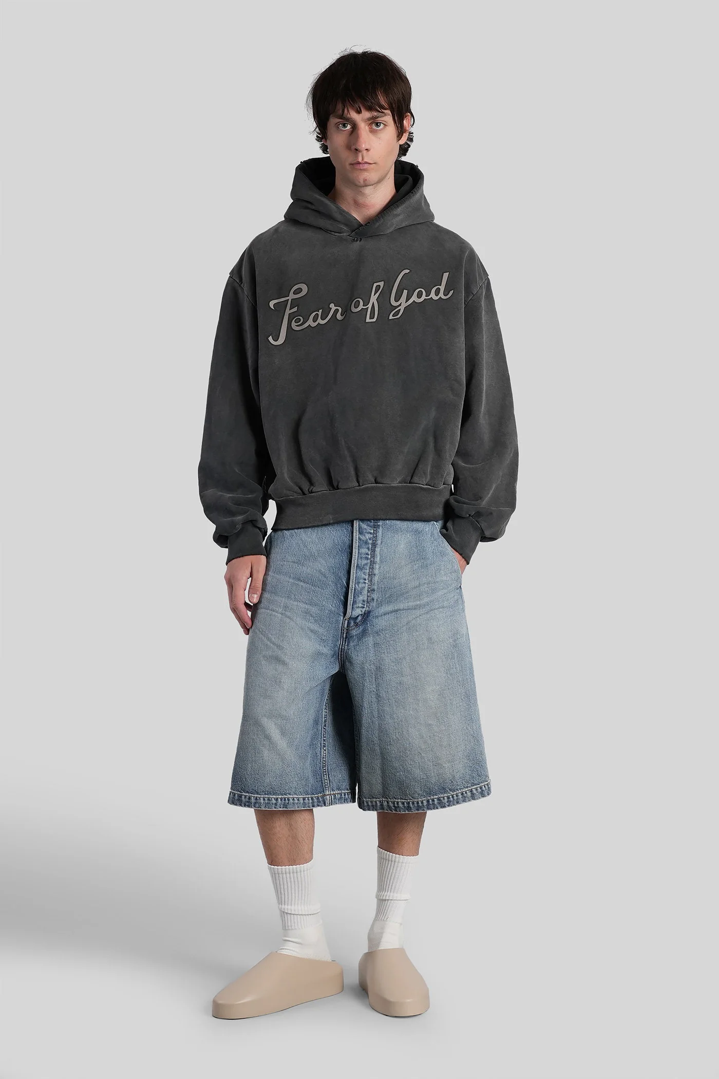 Sweatshirt in grey cotton - Image 2