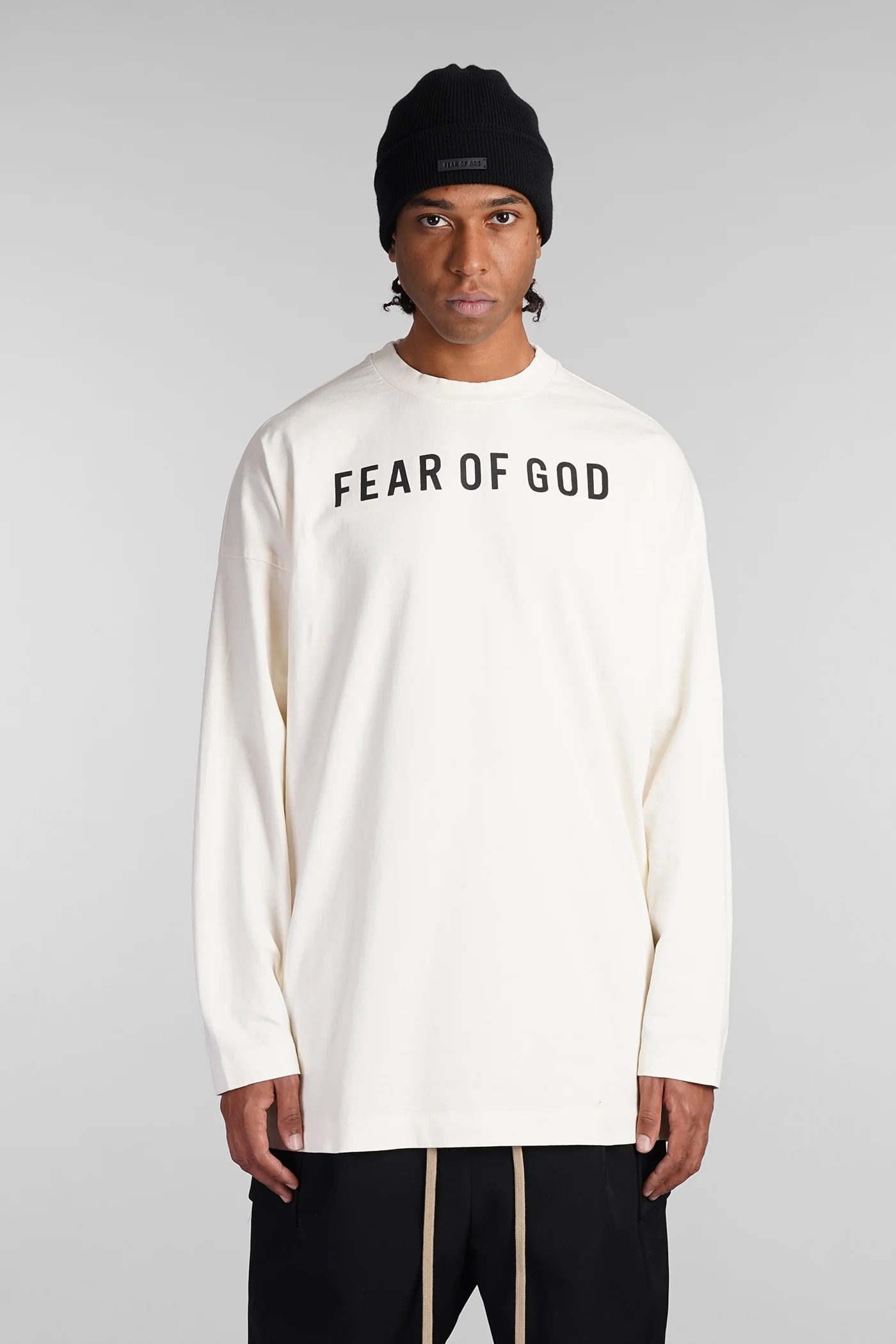 T-Shirt in beige cotton