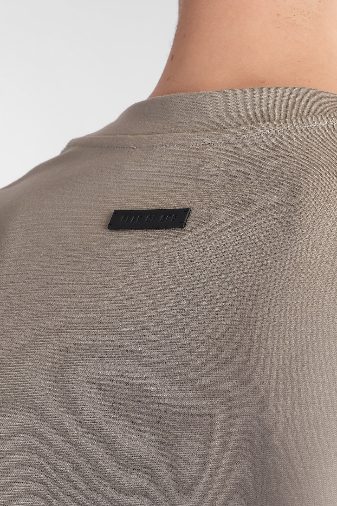 T-Shirt in beige viscose - Image 5
