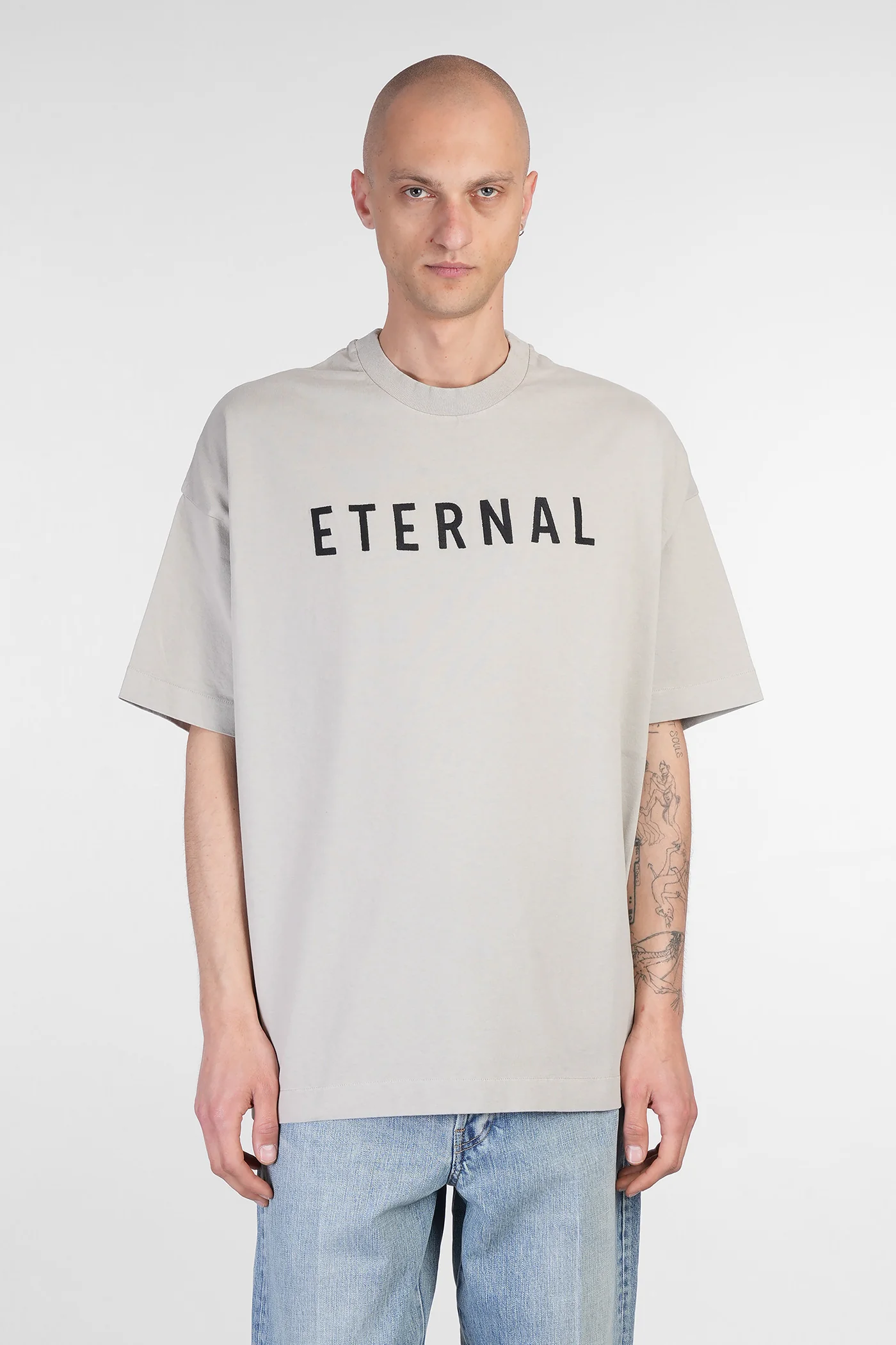 T-Shirt in grey cotton