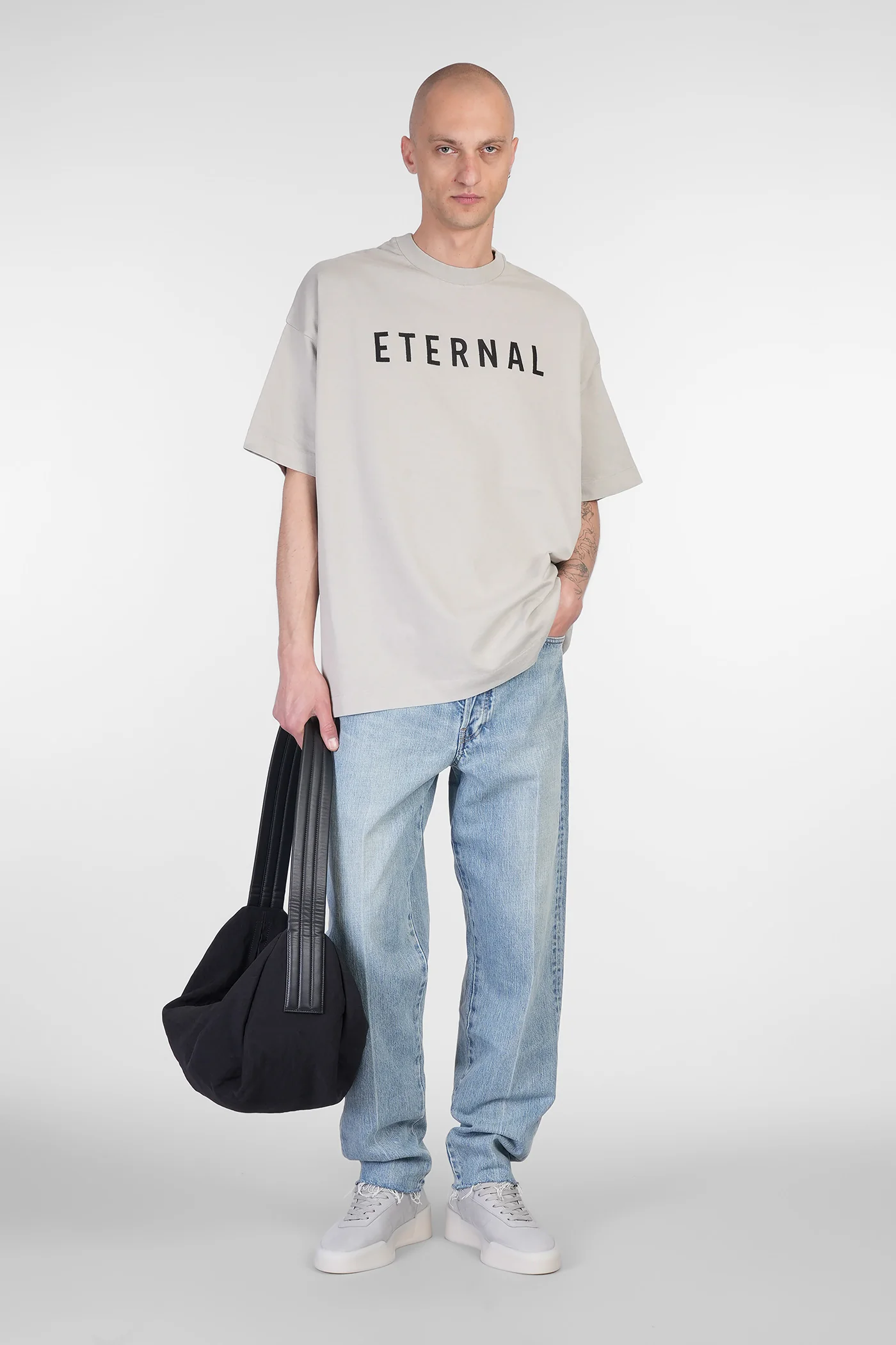 T-Shirt in grey cotton - Image 2