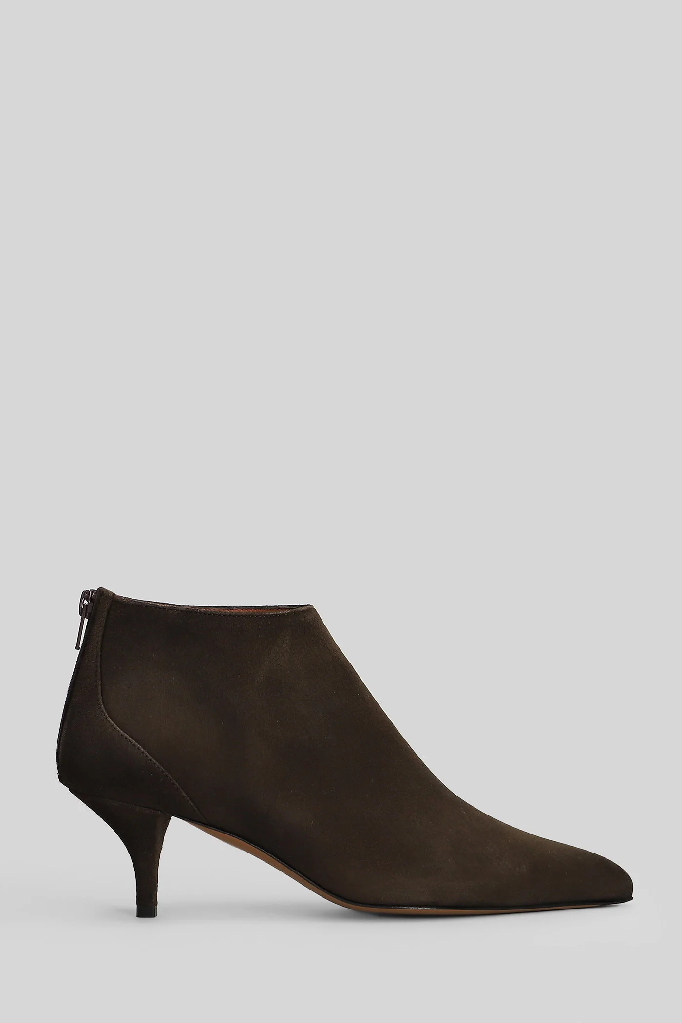 Avenora High heels Ankle boots in dark brown suede
