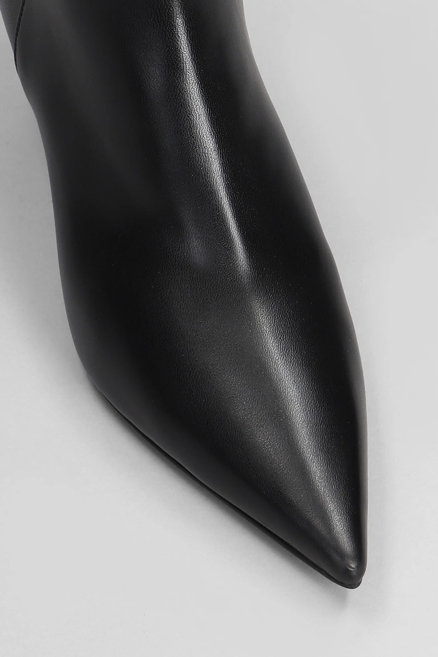 Jina High heels Ankle boots in black leather - Image 5