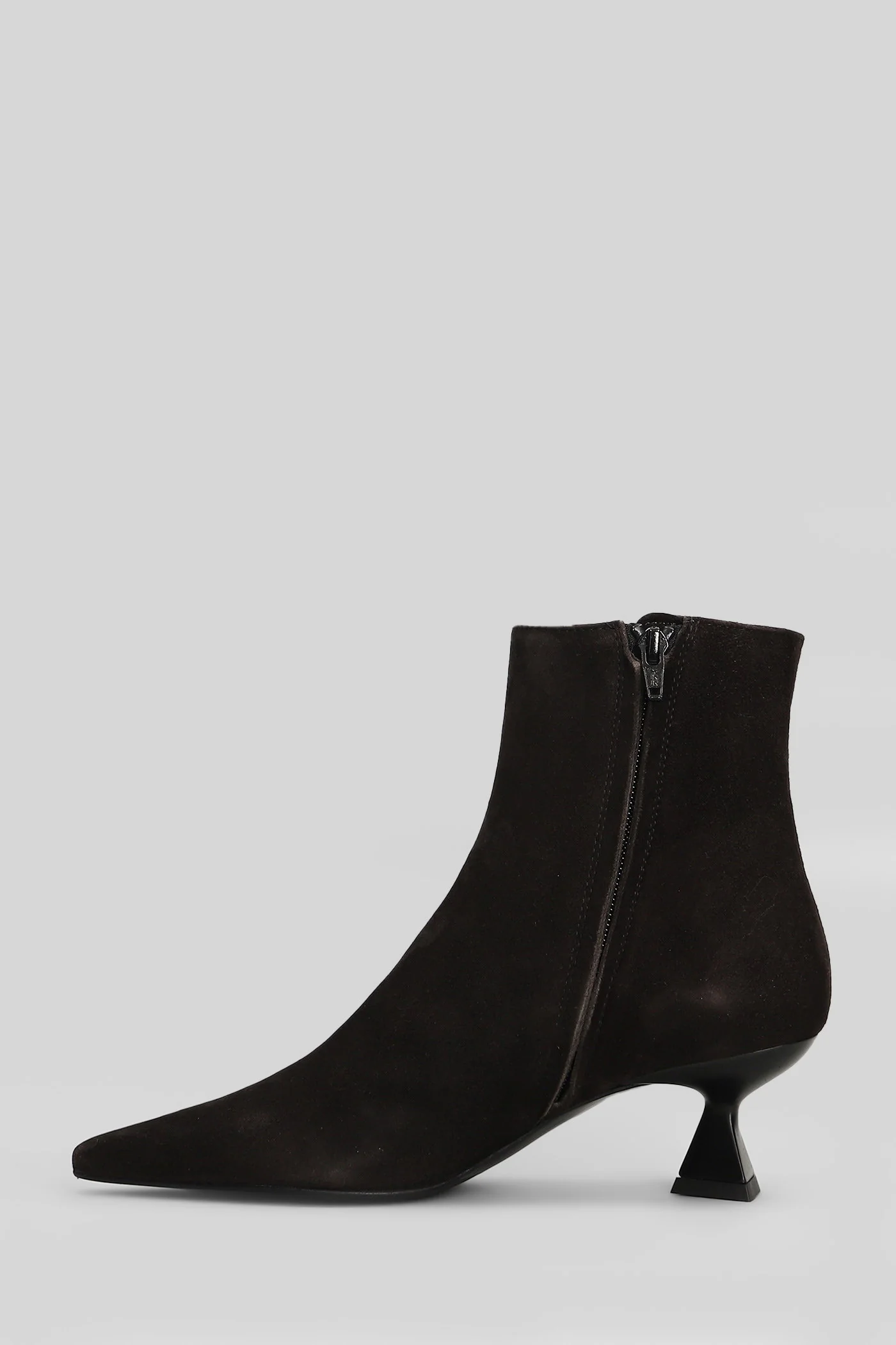 Jina High heels Ankle boots in dark brown suede - Image 3
