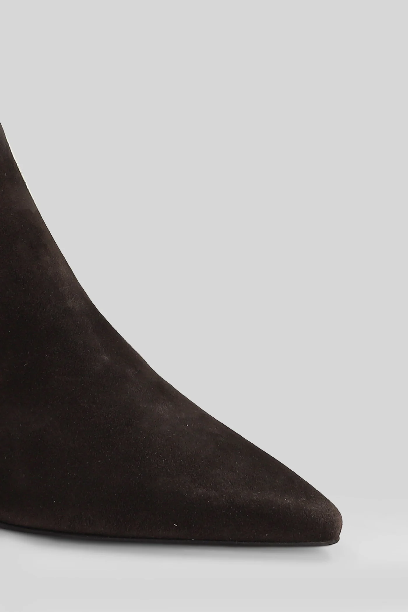 Jina High heels Ankle boots in dark brown suede - Image 5