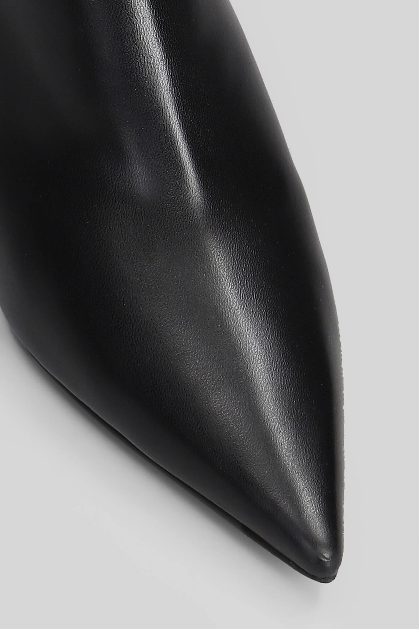 Jina low heels Ankle boots in black leather - Image 5