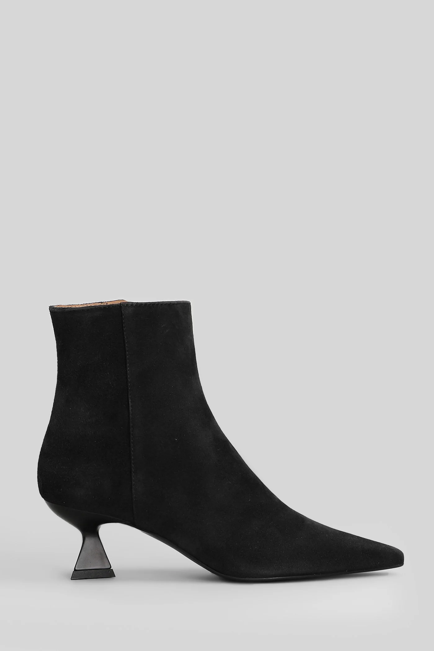 Jina low heels Ankle boots in black suede