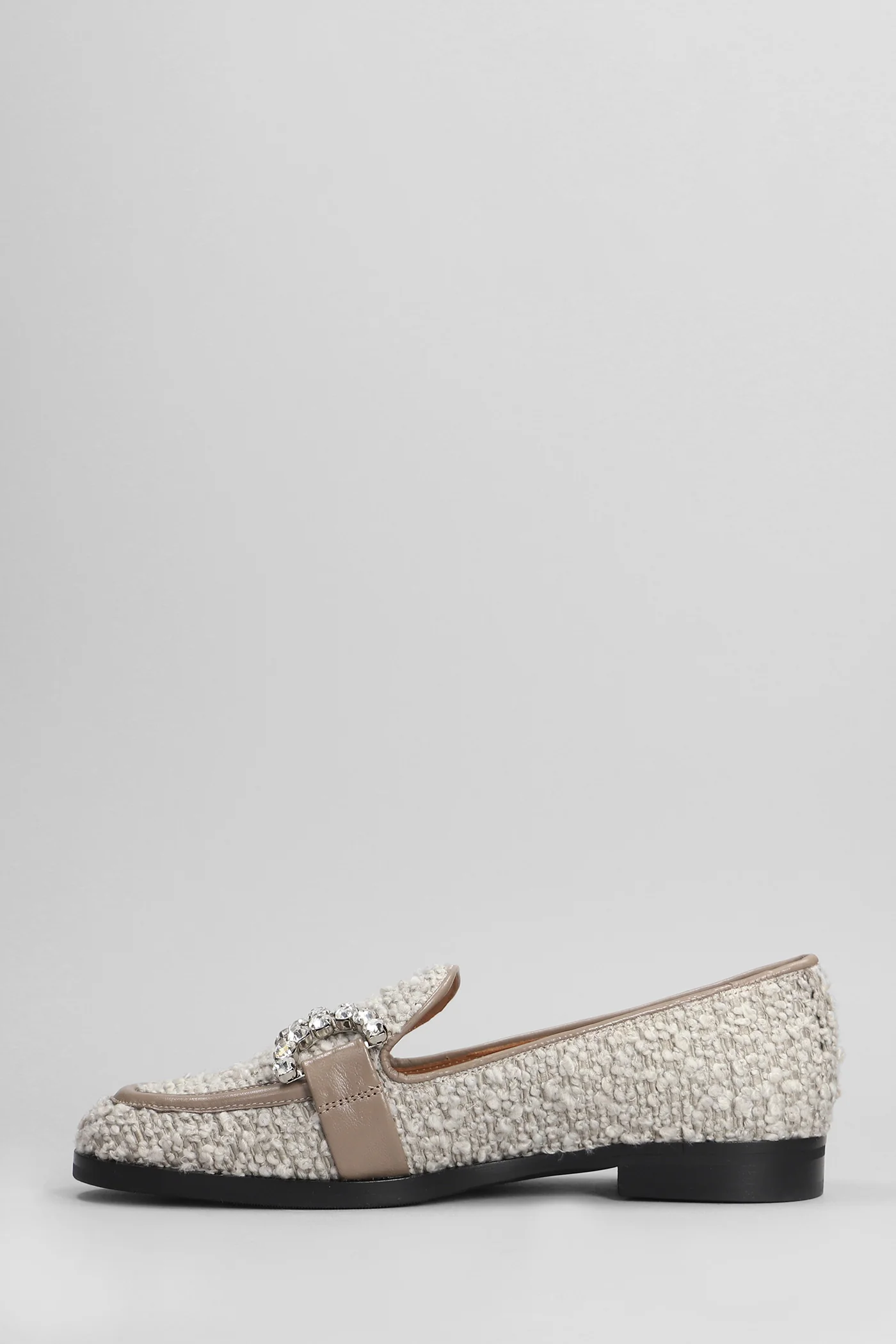 Joys Loafers in beige wool - Image 3