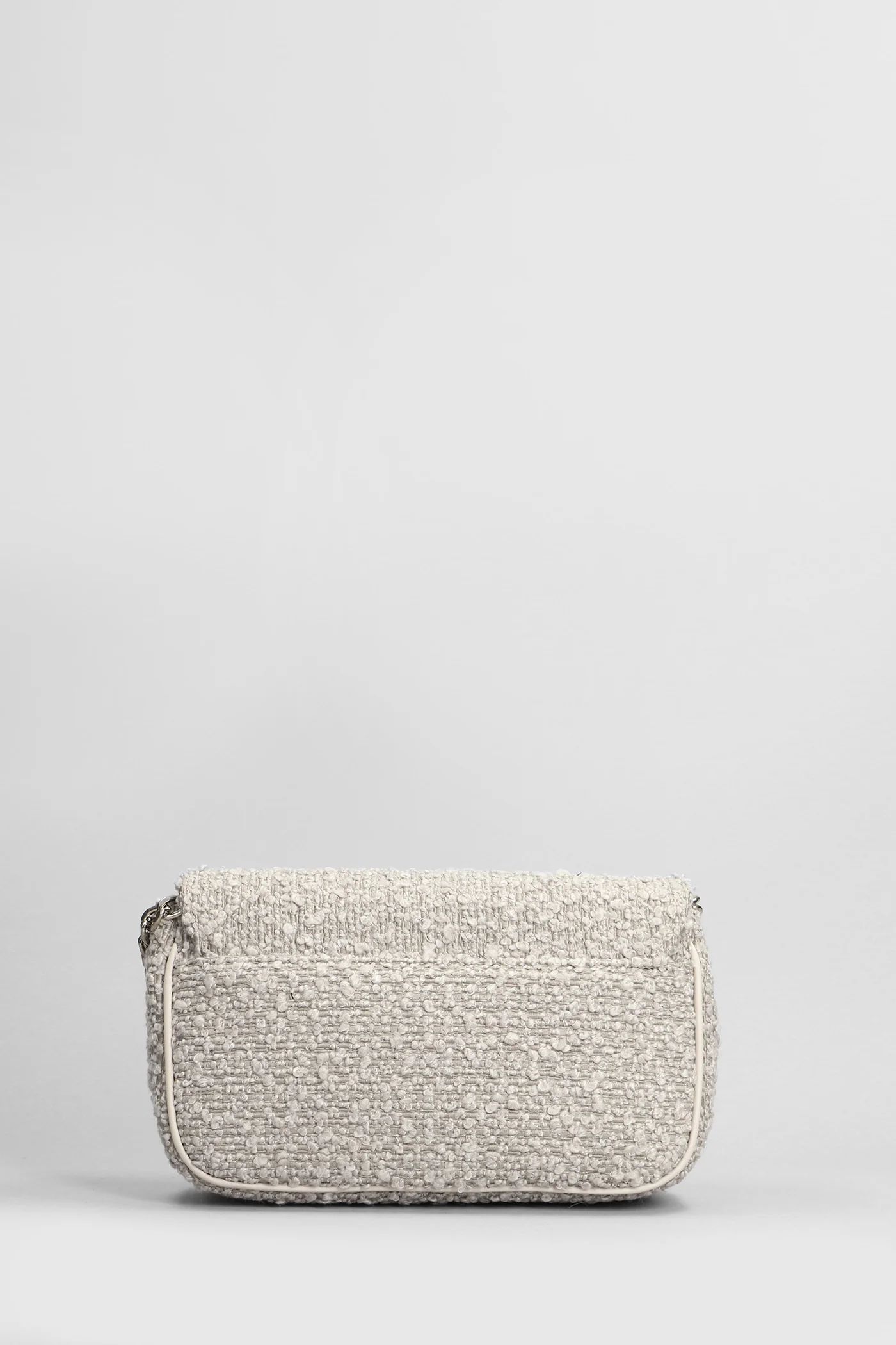 Lunette Shoulder bag in beige wool - Image 3