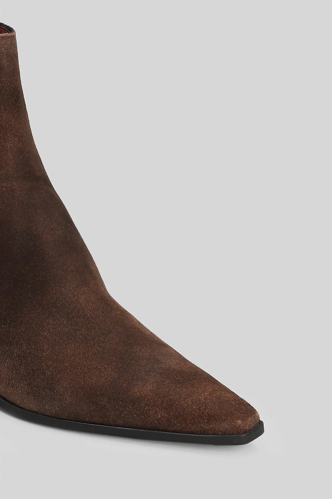 Milia High heels Ankle boots in brown suede - Image 5