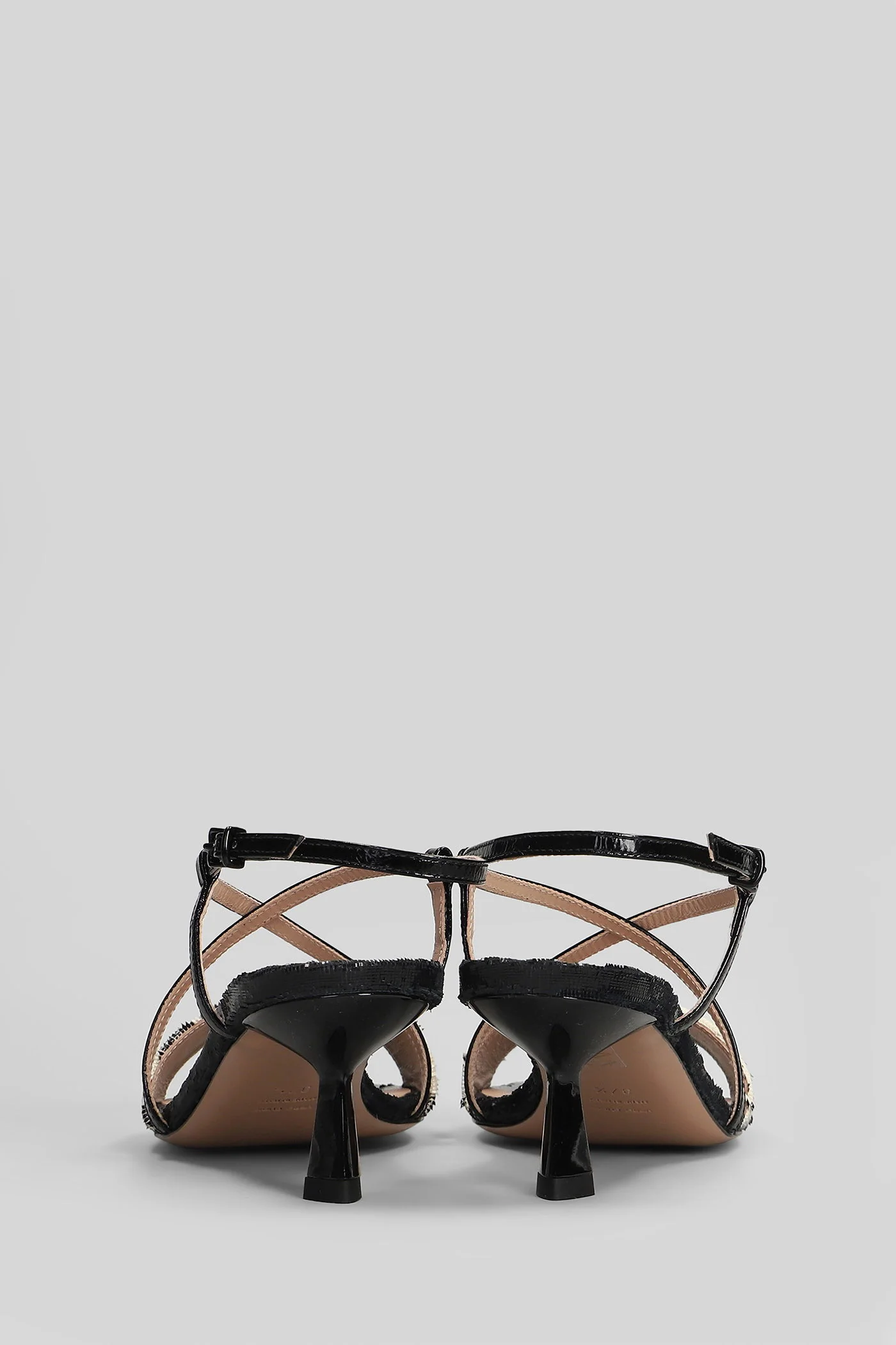 Ottavia Sandals in black leather - Image 4