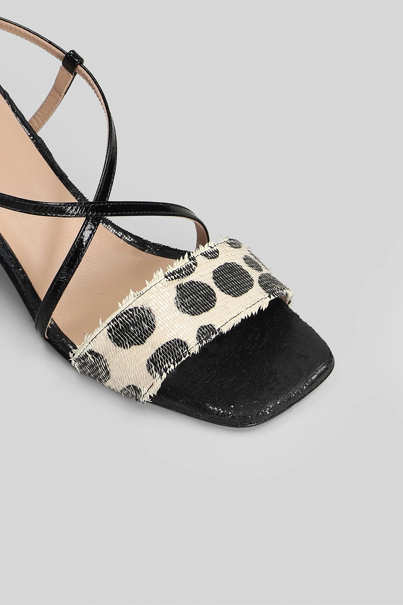 Ottavia Sandals in black leather - Image 5