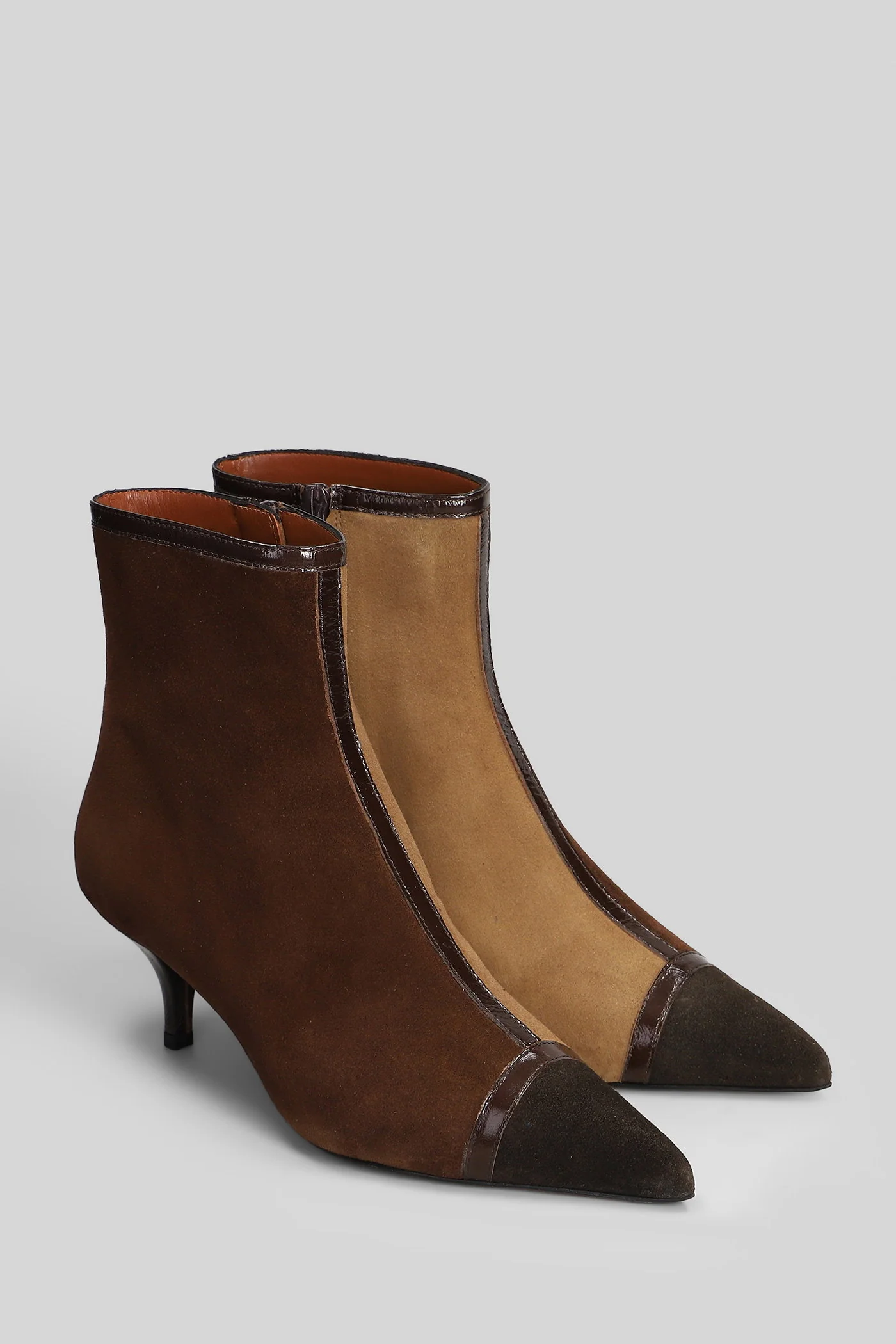Serelit High heels Ankle boots in brown suede - Image 2