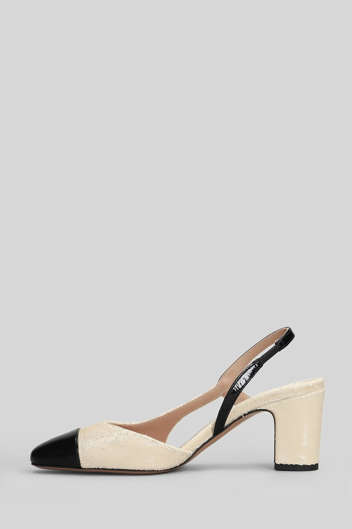 Shirley Pumps in beige leather - Image 3