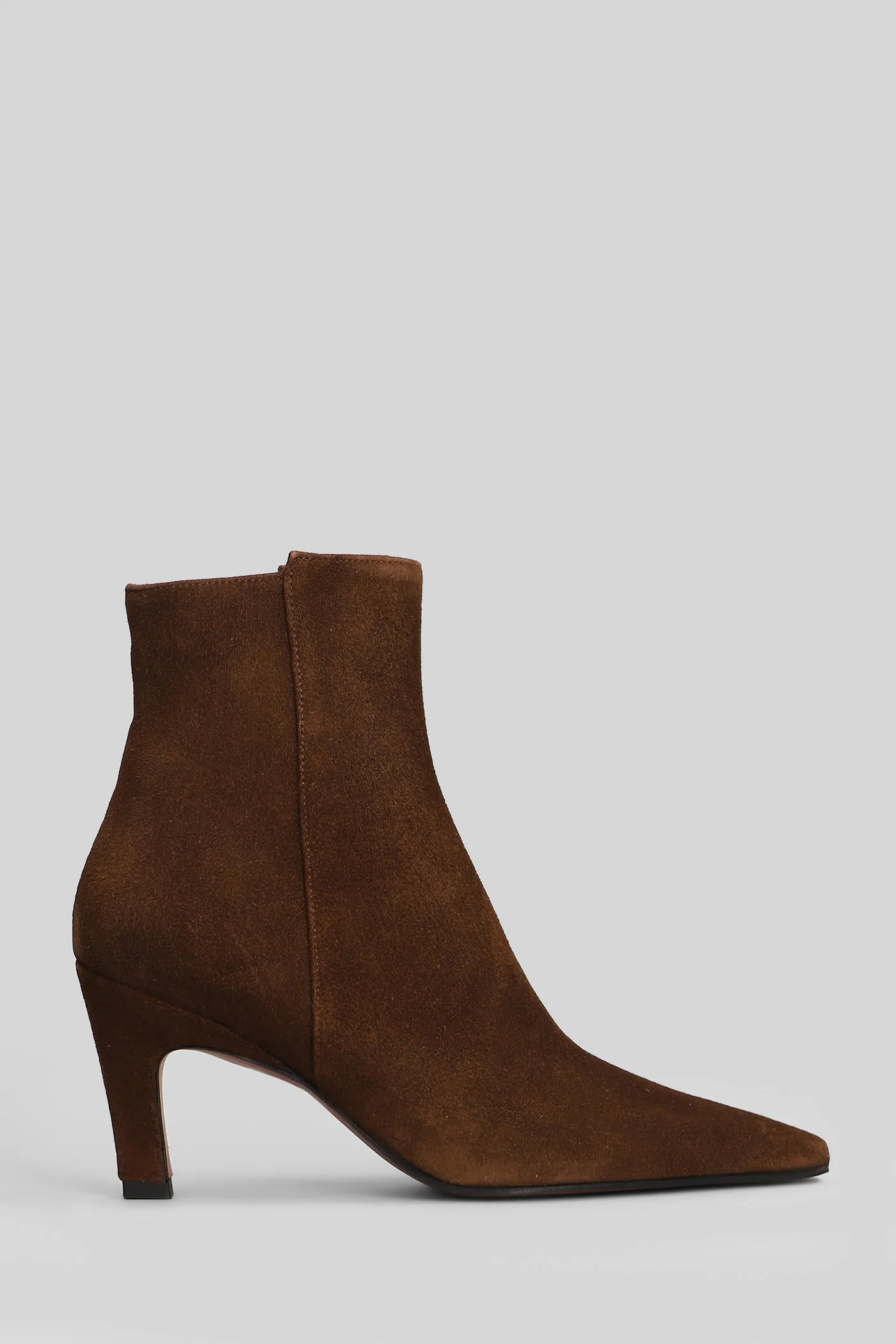 Yanira High heels Ankle boots in brown suede