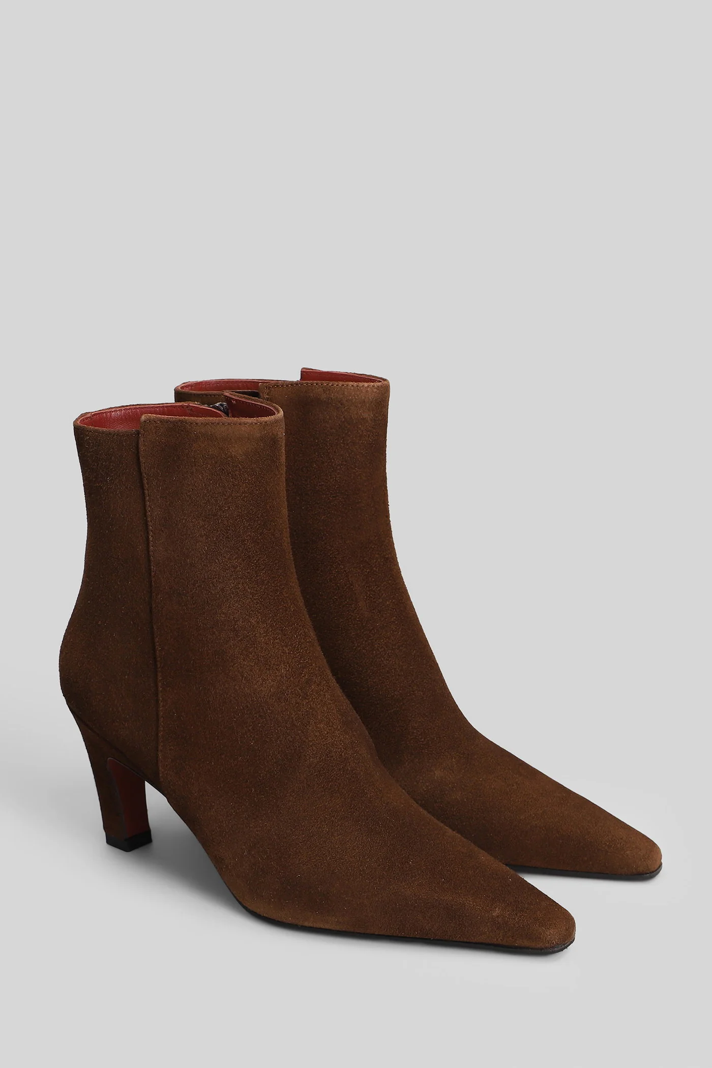 Yanira High heels Ankle boots in brown suede - Image 2