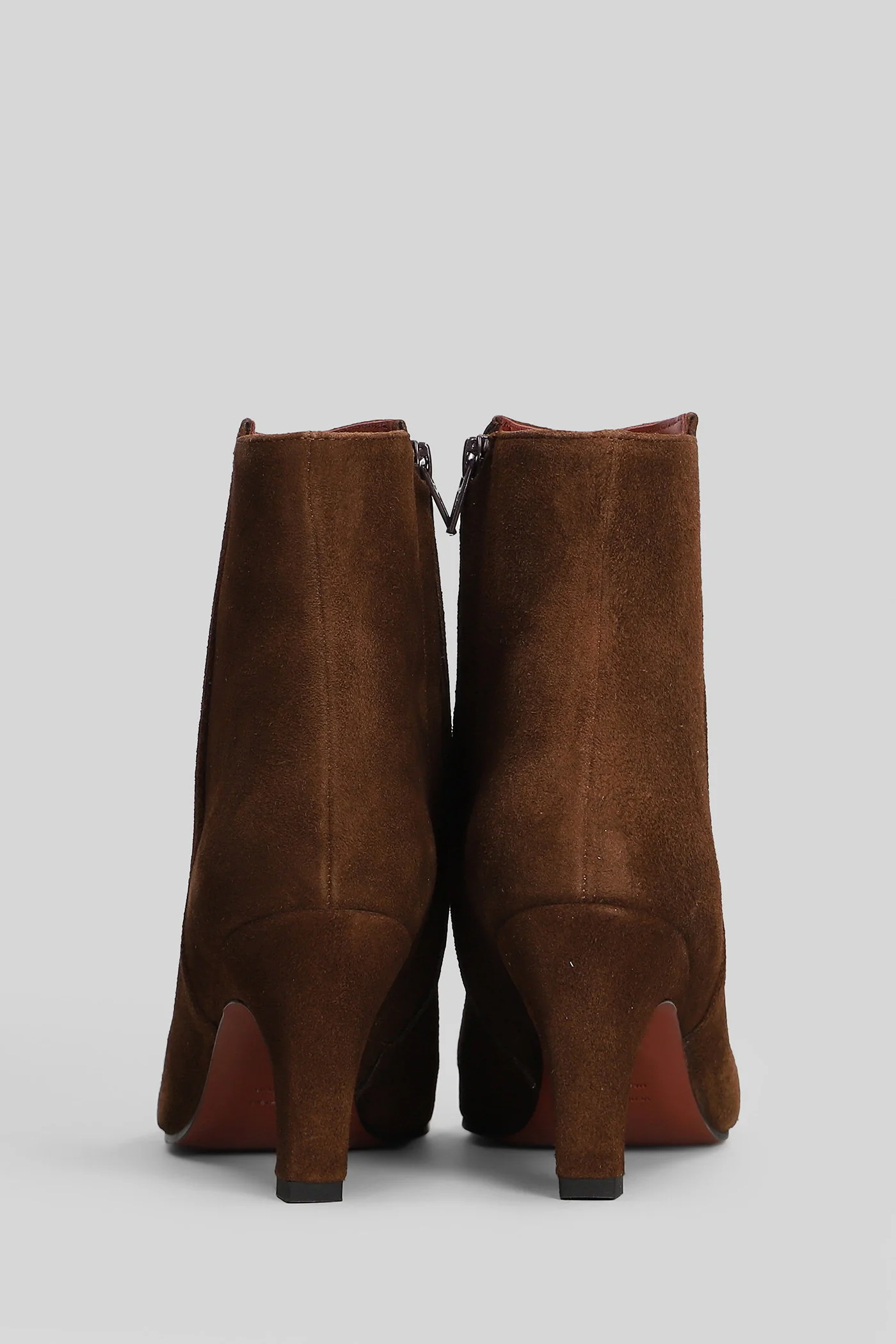 Yanira High heels Ankle boots in brown suede - Image 4