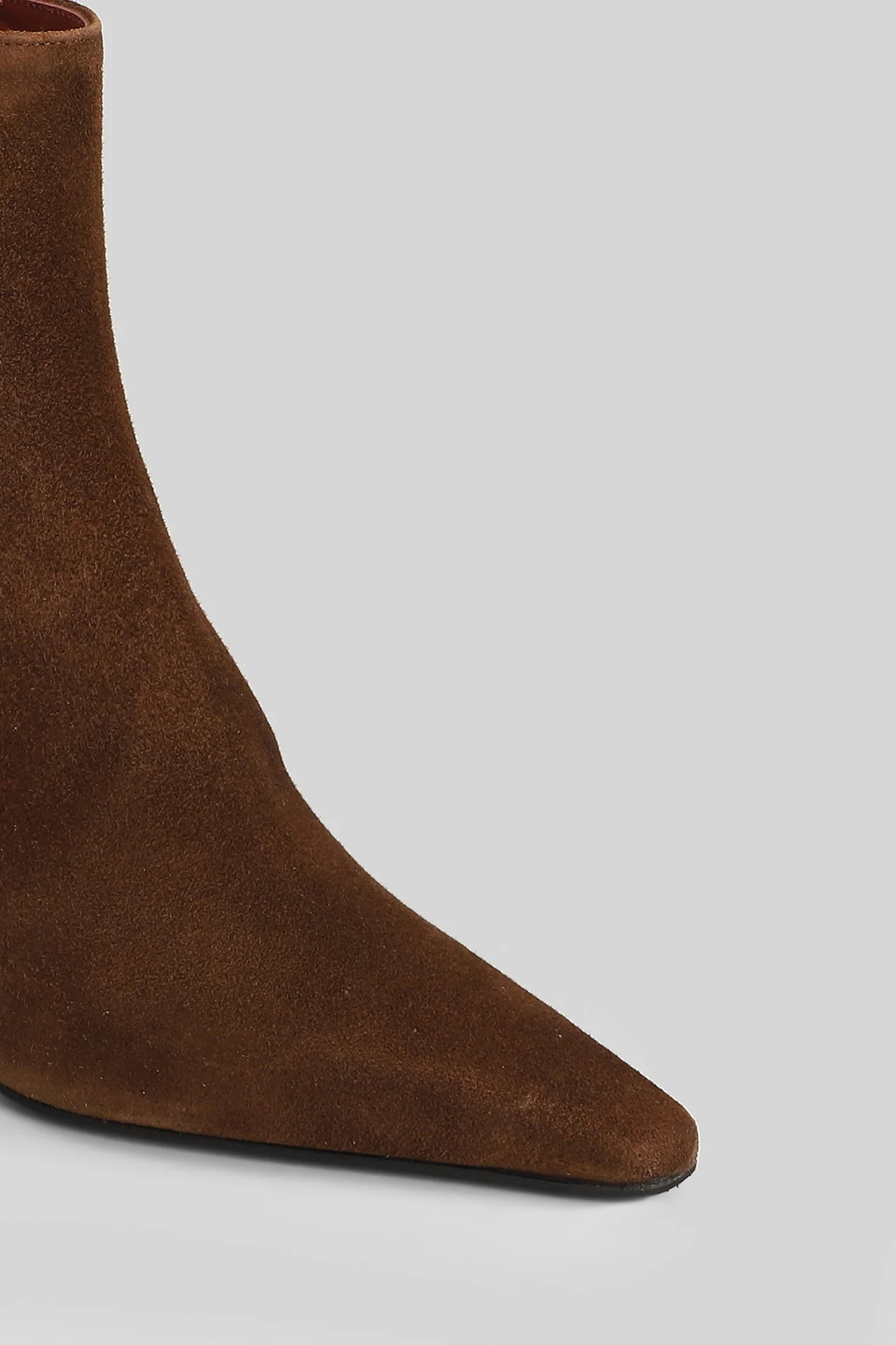 Yanira High heels Ankle boots in brown suede - Image 5