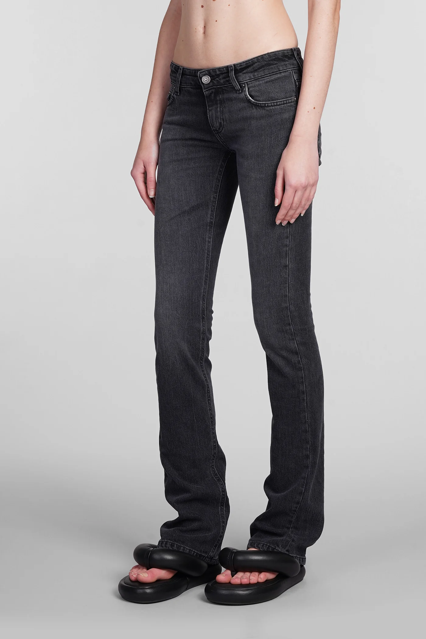 Jeans in black cotton - Image 4