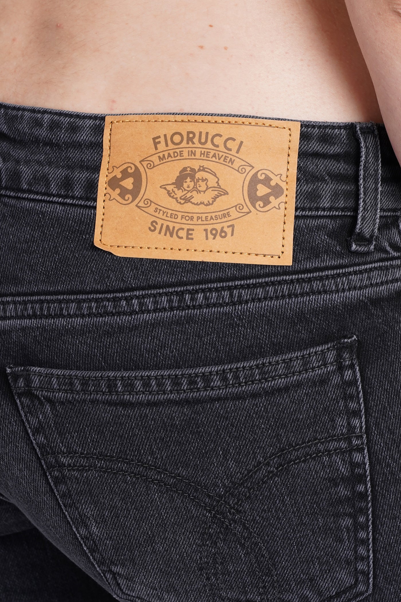 Jeans in black cotton - Image 5