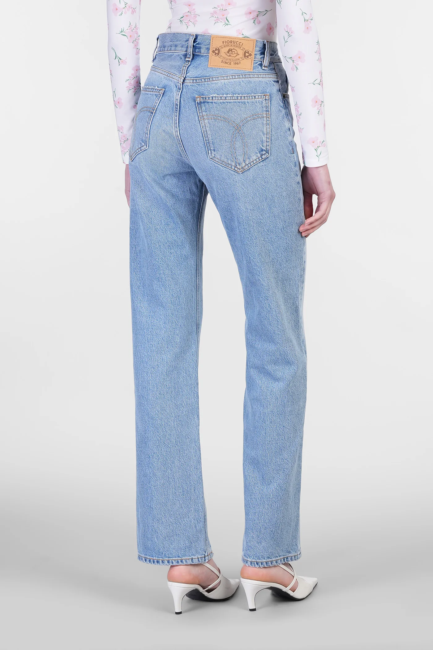 Jeans in blue cotton - Image 3