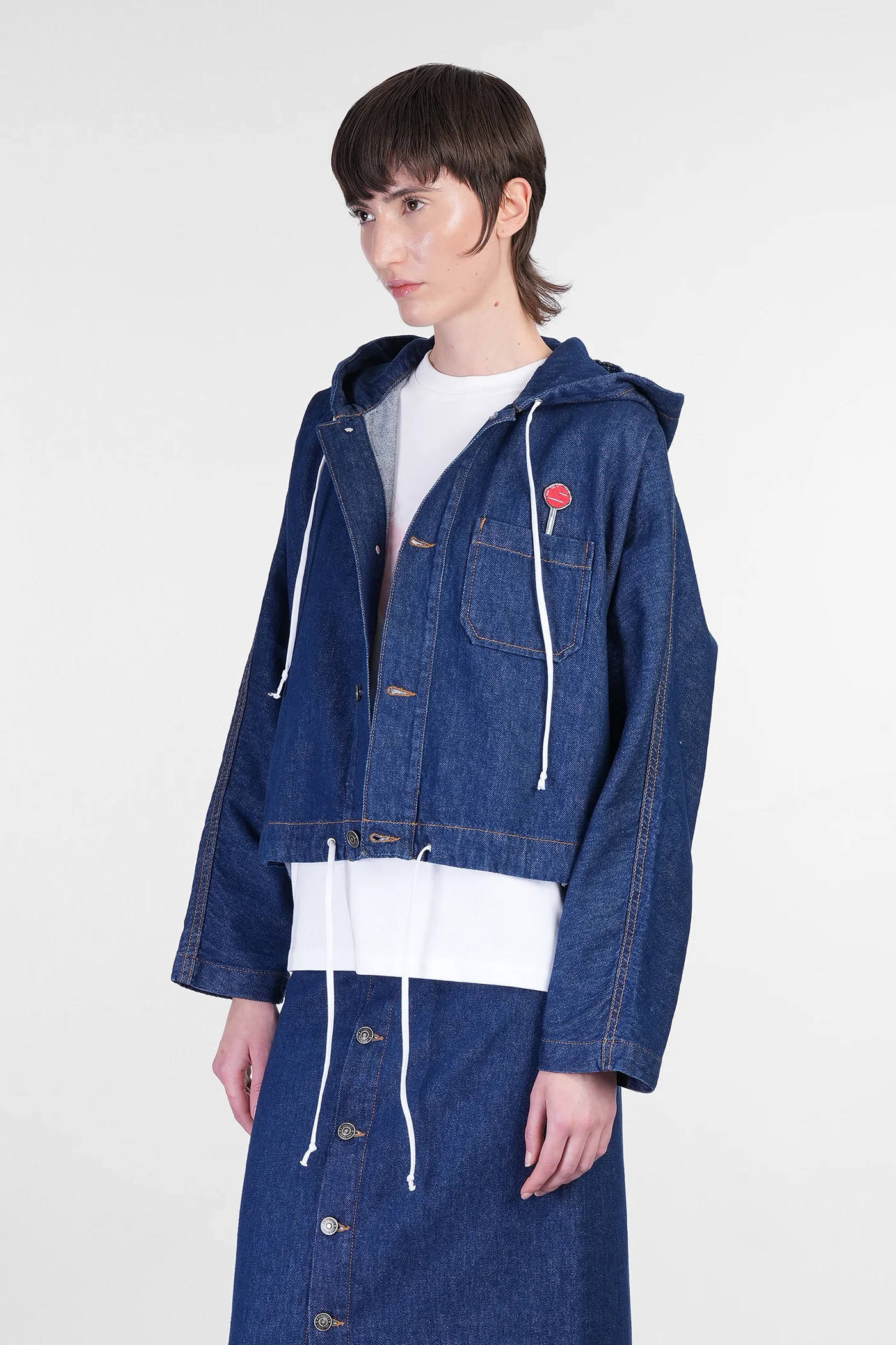 Sweatshirt in blue cotton - Image 4