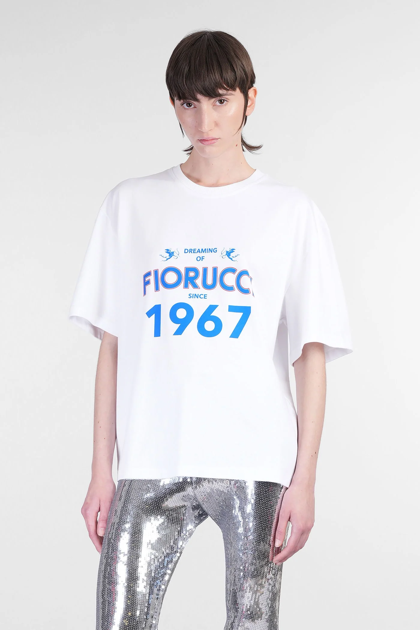 T-Shirt in white cotton