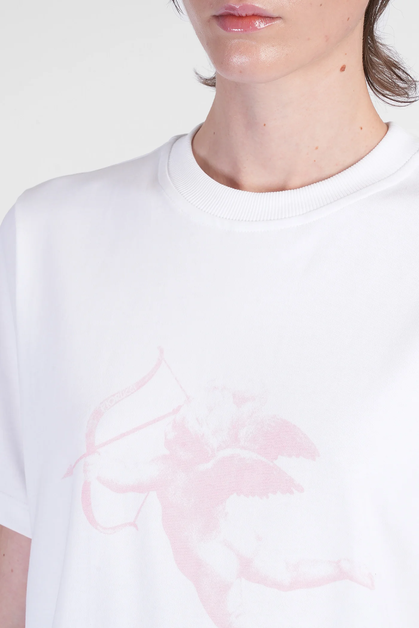 T-Shirt in white cotton - Image 5