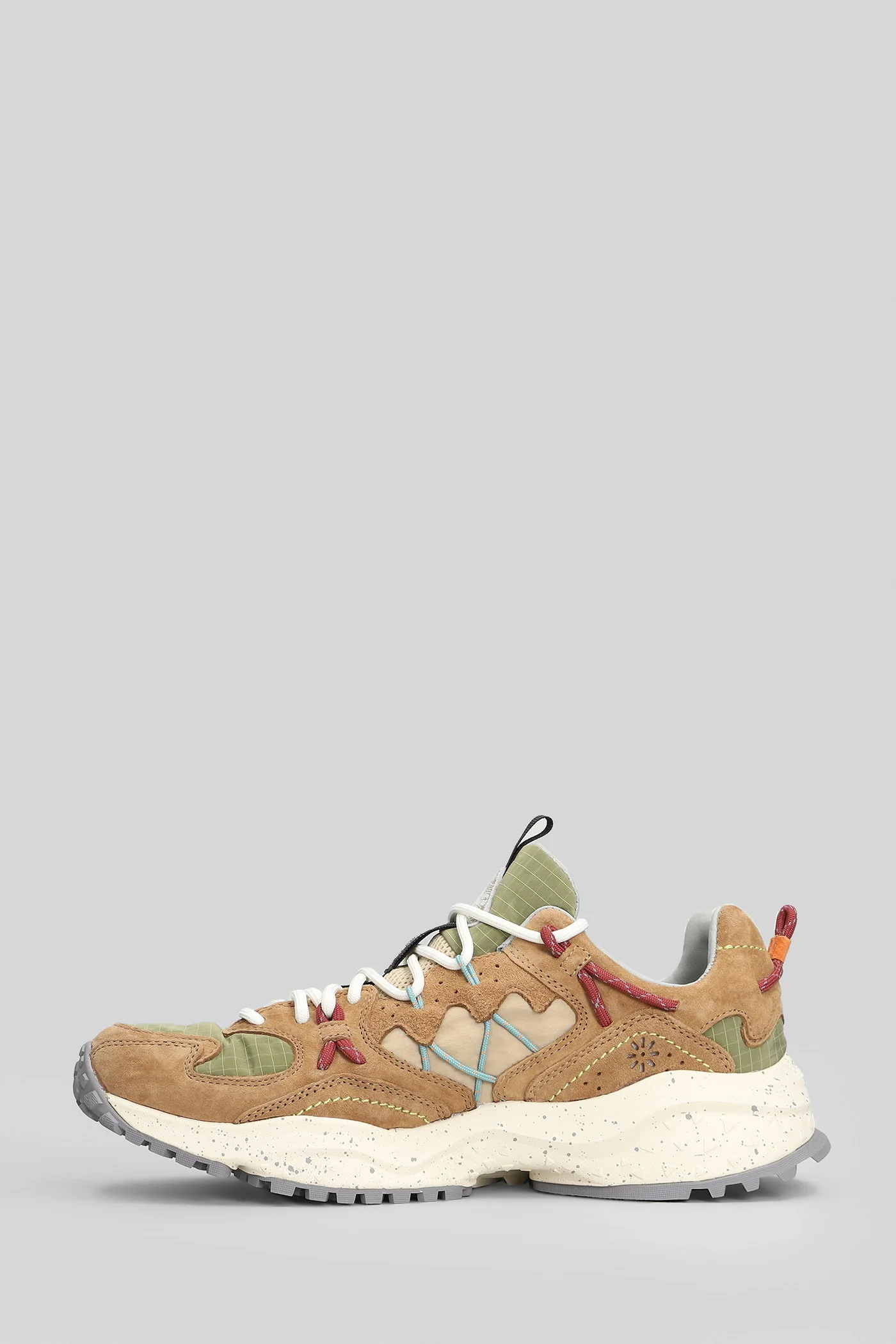 Yamabushi Sneakers in leather color Suede and fabric - Image 3