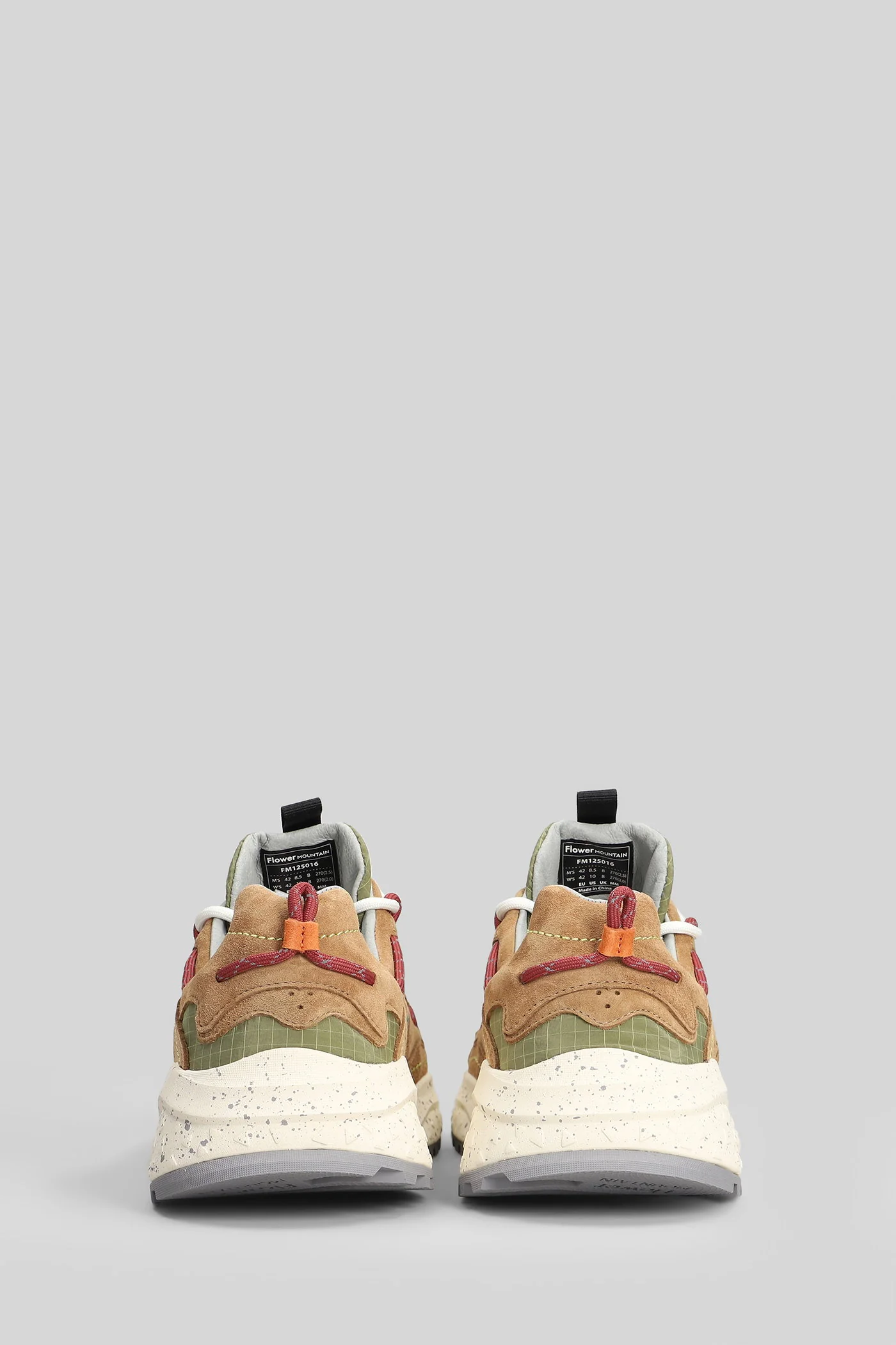 Yamabushi Sneakers in leather color Suede and fabric - Image 4