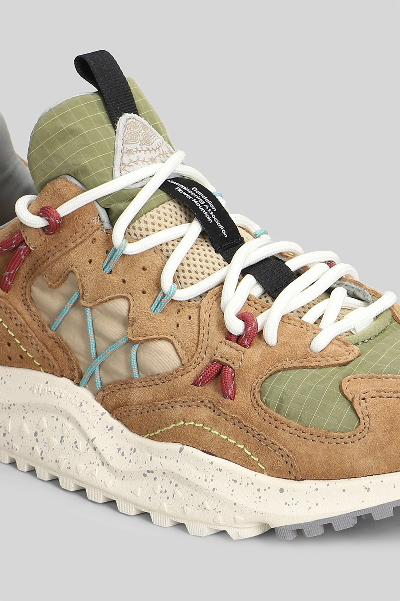 Yamabushi Sneakers in leather color Suede and fabric - Image 5