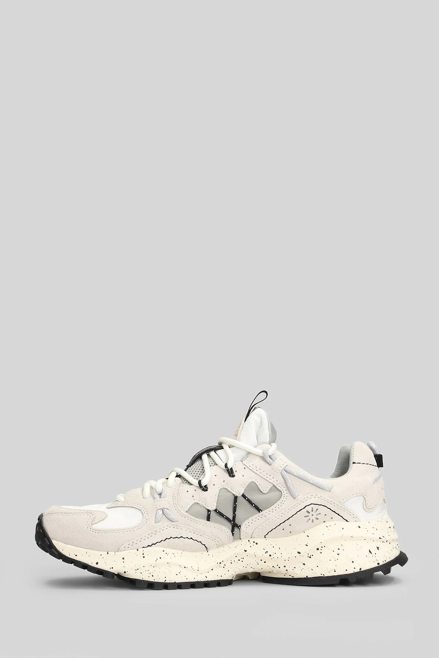 Yamabushi Sneakers in white Suede and fabric - Image 3