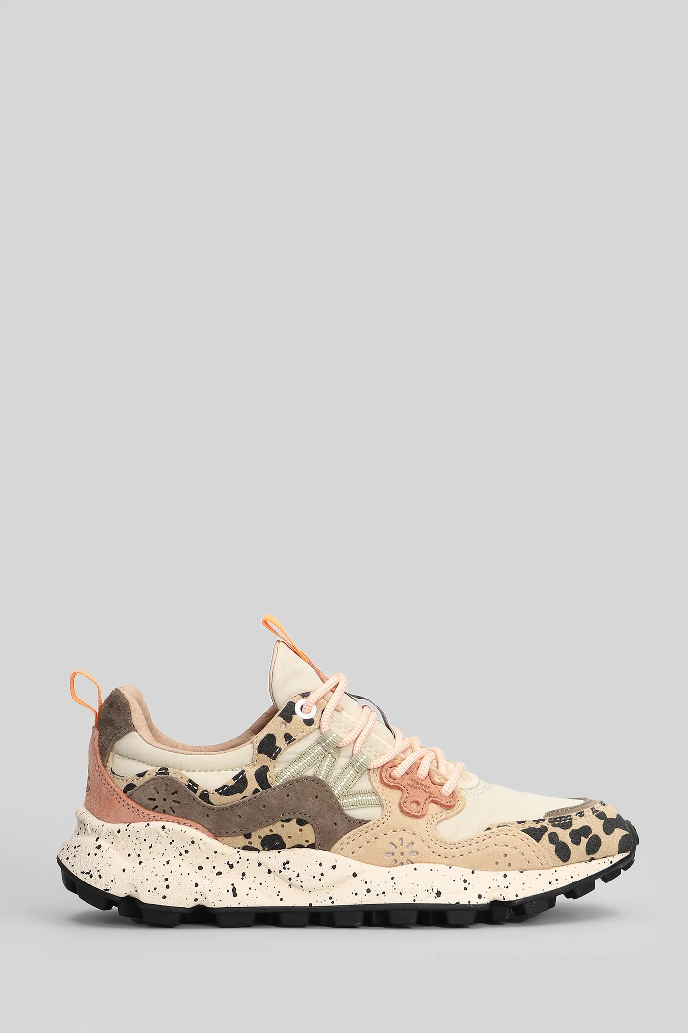 Yamano 3 Sneakers in beige Suede and fabric