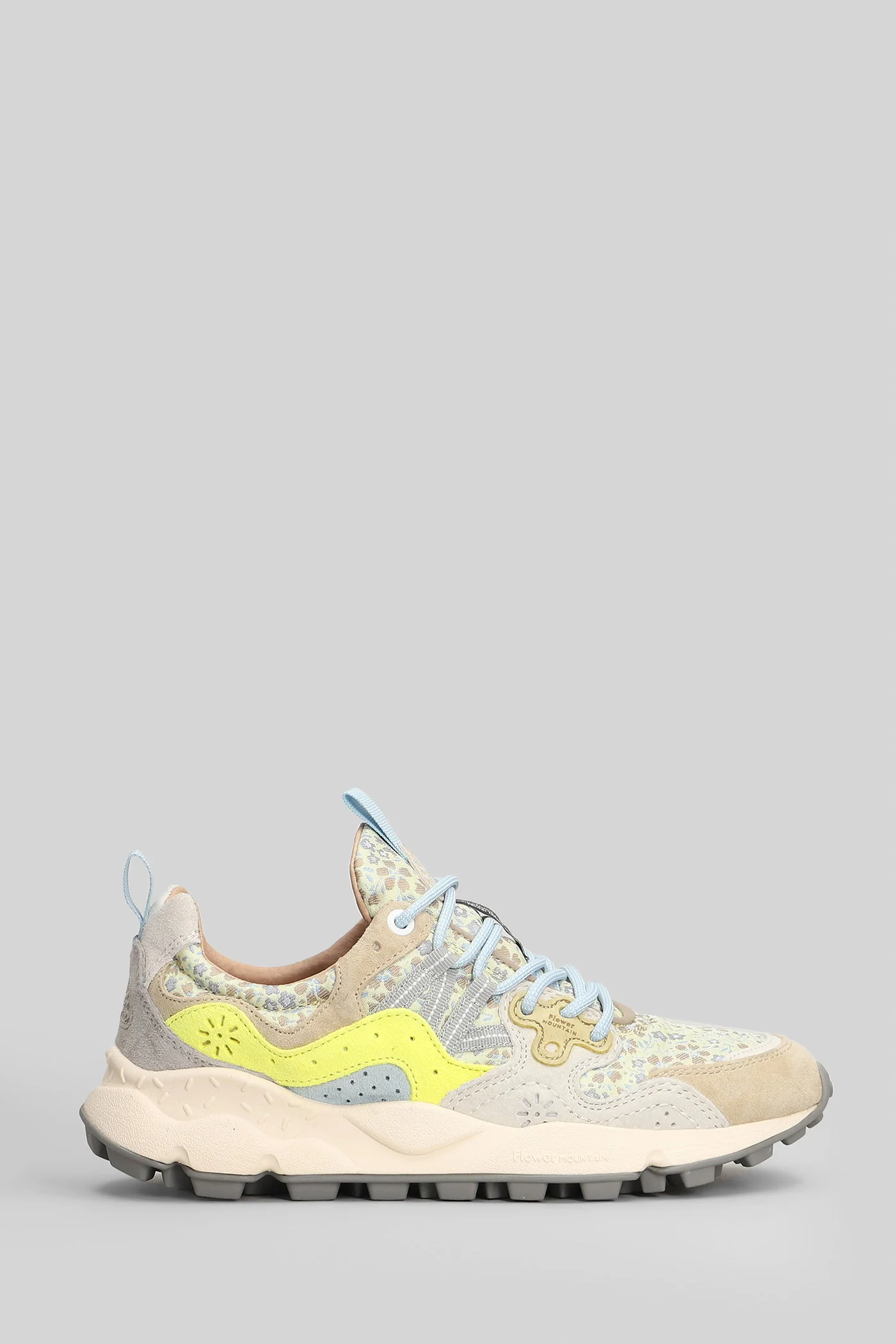 Yamano 3 Sneakers in beige Suede and fabric