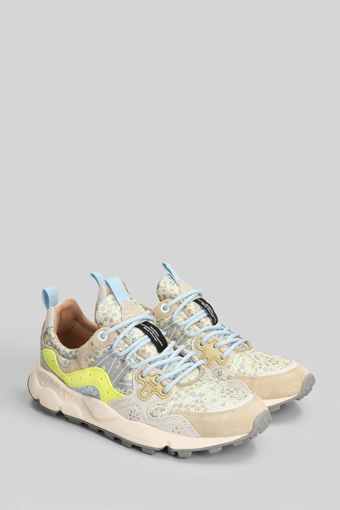 Yamano 3 Sneakers in beige Suede and fabric - Image 2