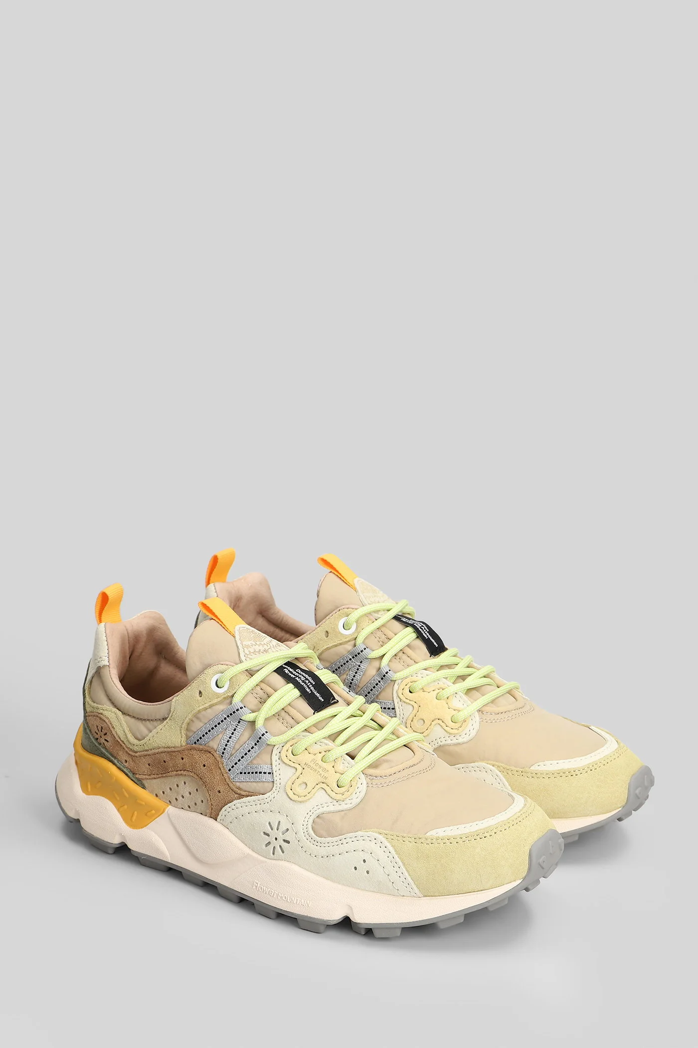 Yamano 3 Sneakers in beige Suede and fabric - Image 2