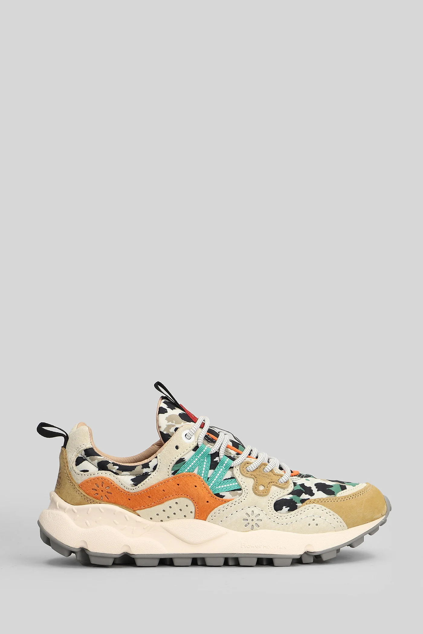 Yamano 3 Sneakers in multicolor Suede and fabric