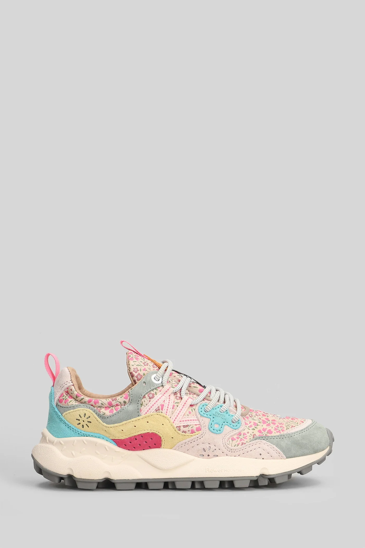 Yamano 3 Sneakers in rose-pink Suede and fabric