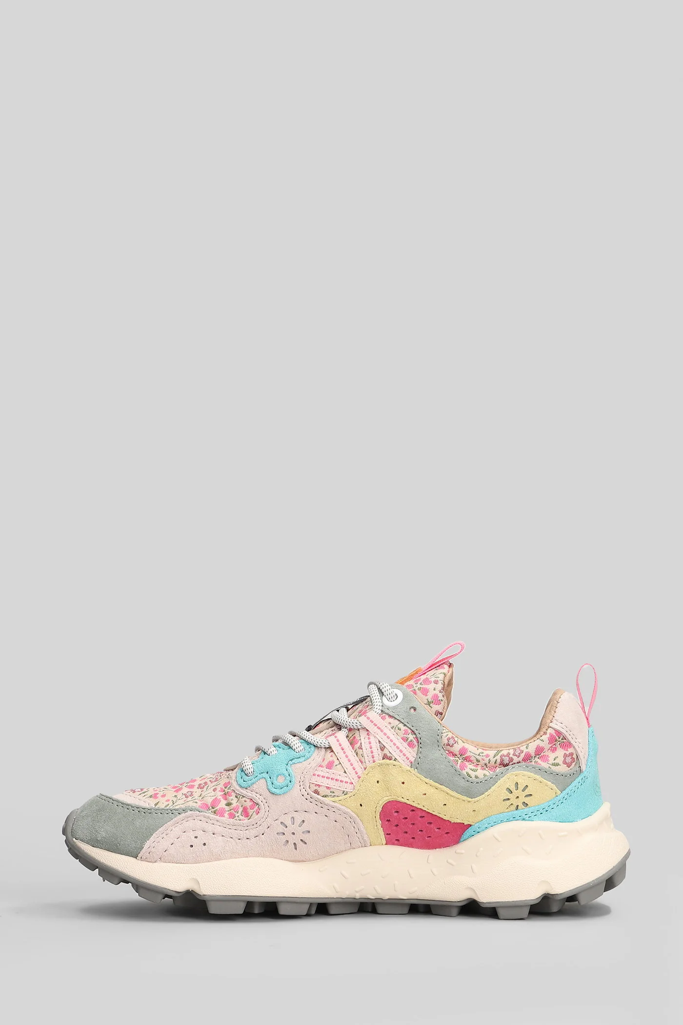 Yamano 3 Sneakers in rose-pink Suede and fabric - Image 3