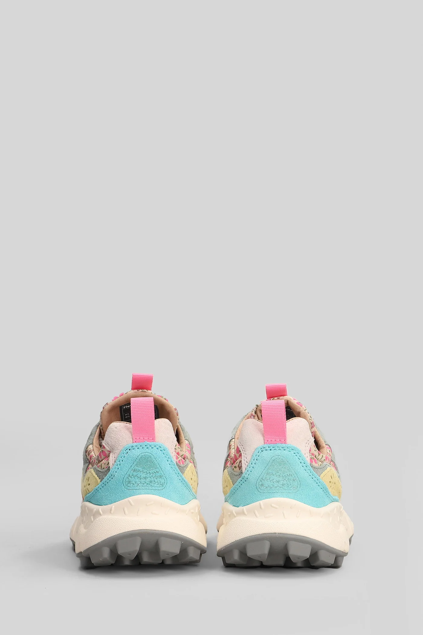 Yamano 3 Sneakers in rose-pink Suede and fabric - Image 4