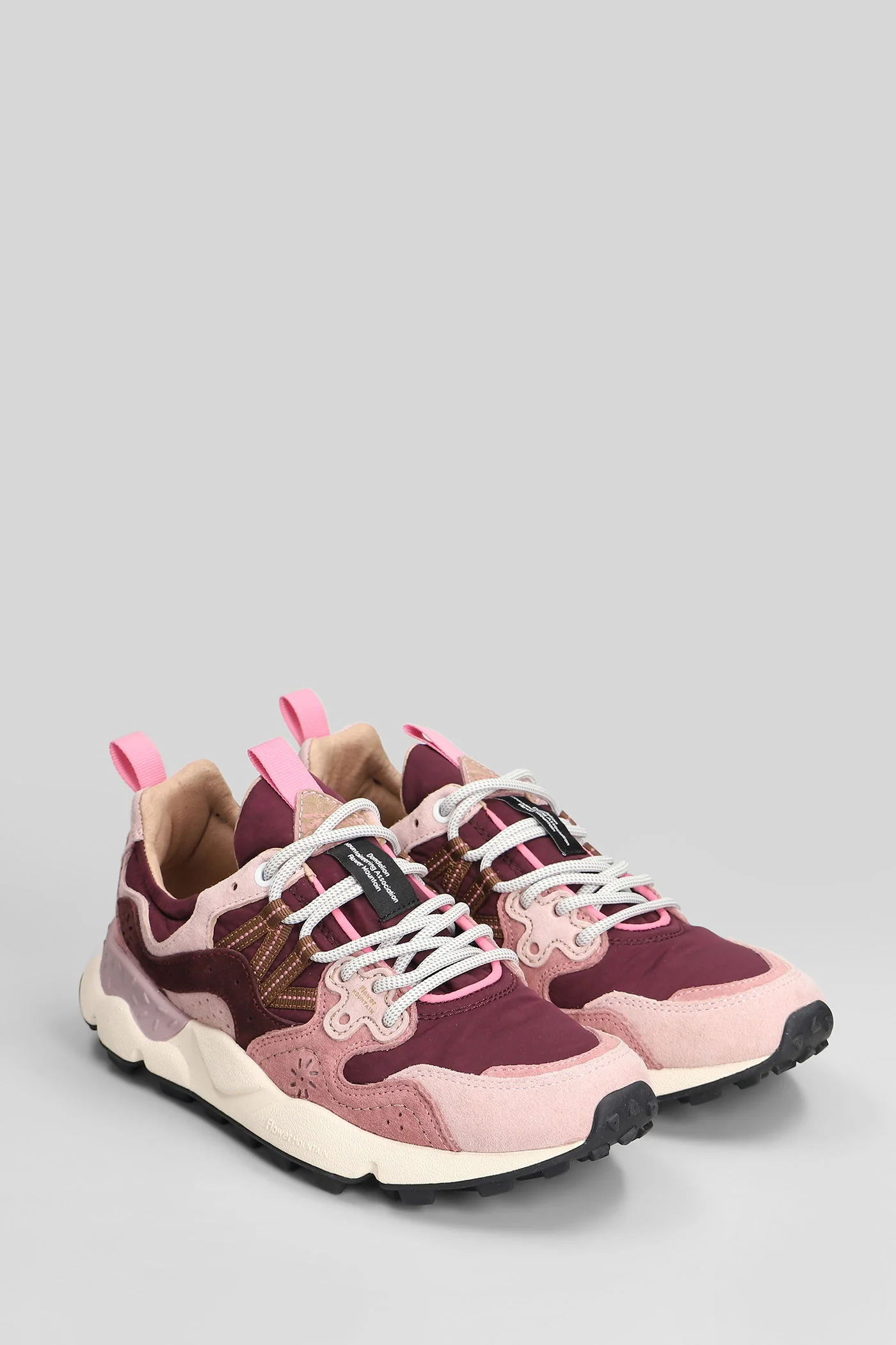 Yamano 3 Sneakers in rose-pink Suede and fabric - Image 2
