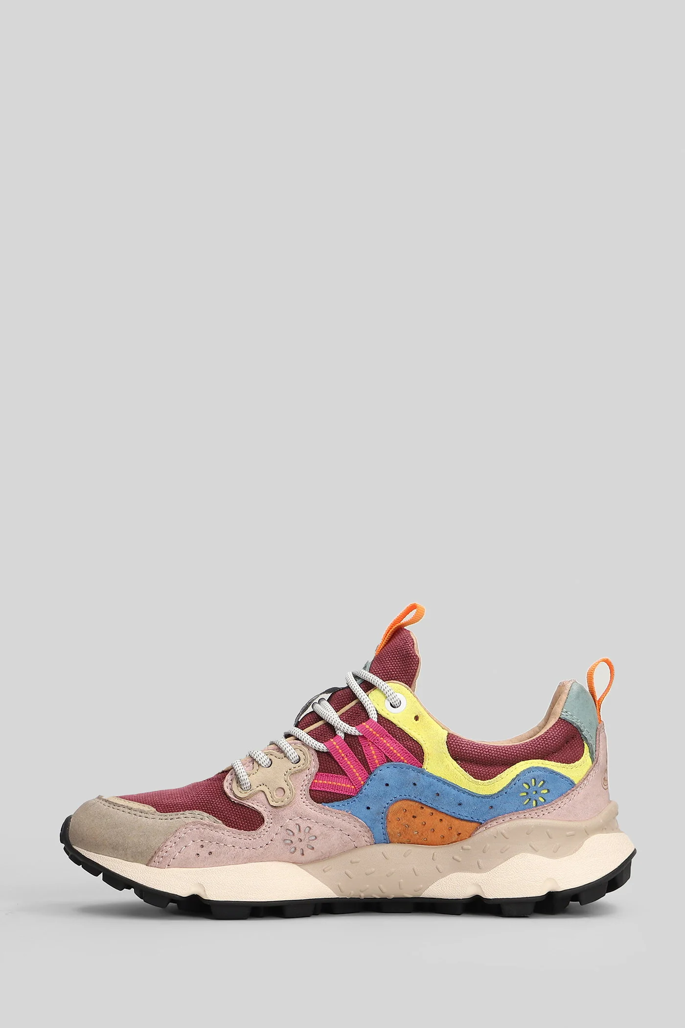 Yamano 3 Sneakers in taupe Suede and fabric - Image 3
