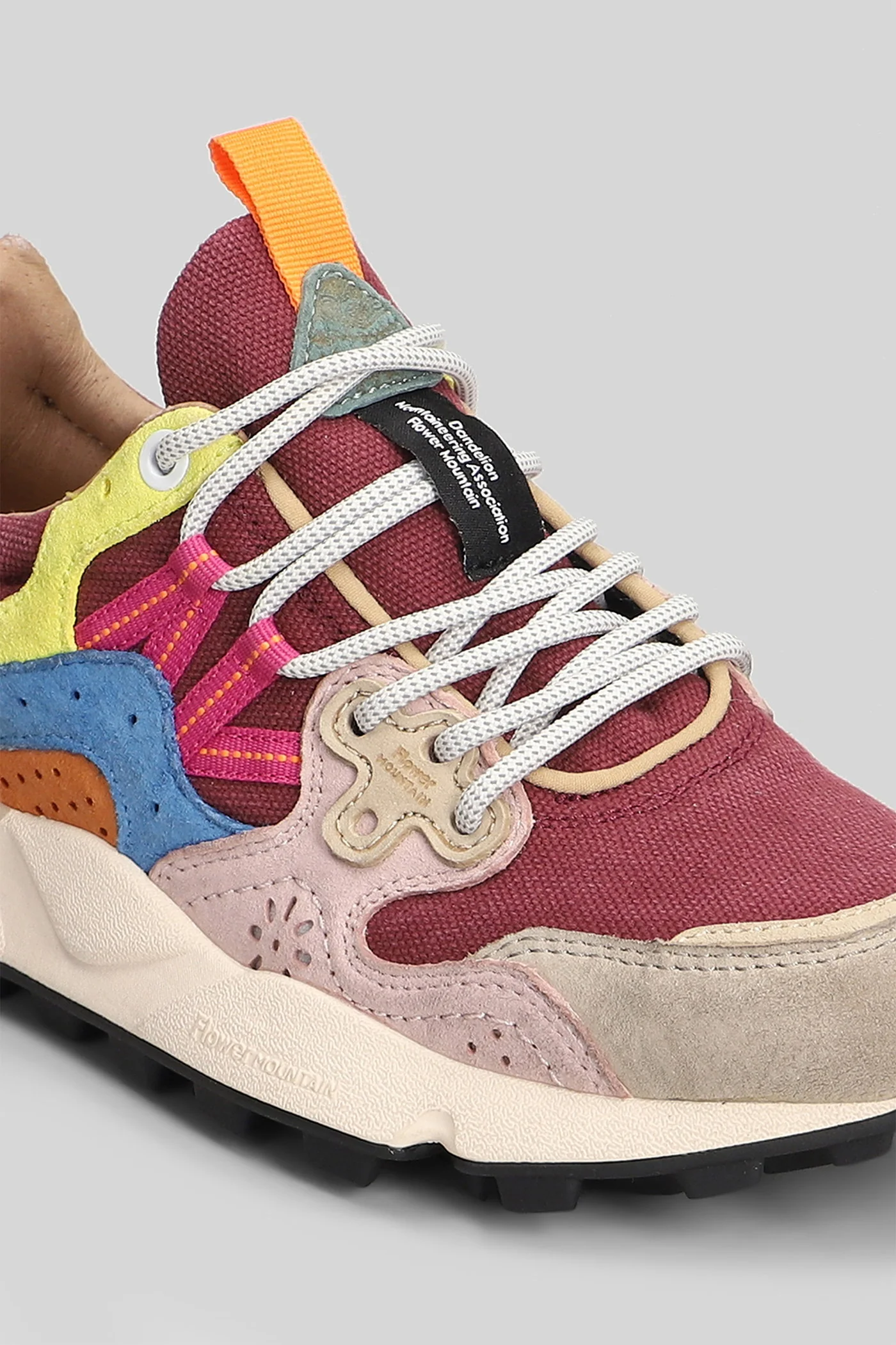 Yamano 3 Sneakers in taupe Suede and fabric - Image 5