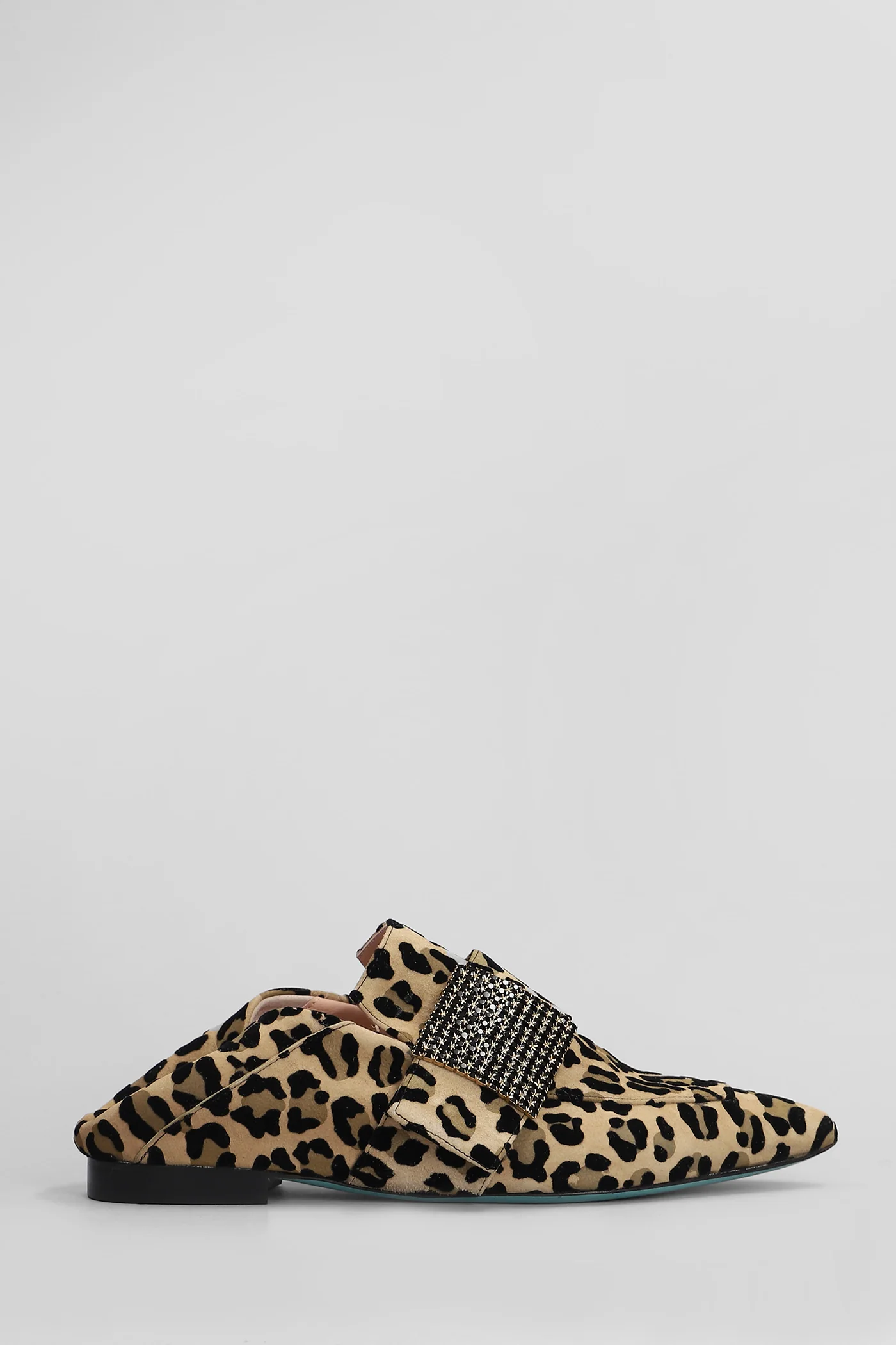Loafers in Animalier suede