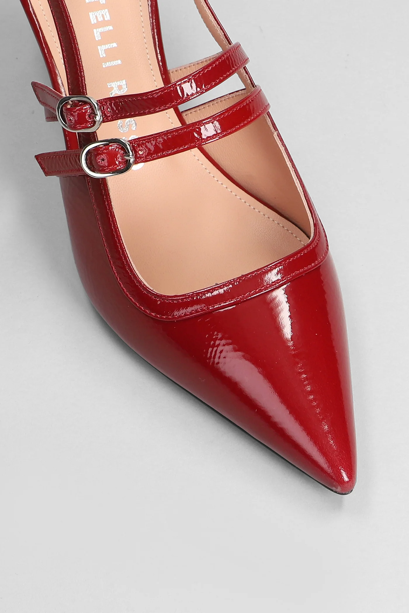 Pumps in red leather - Image 5
