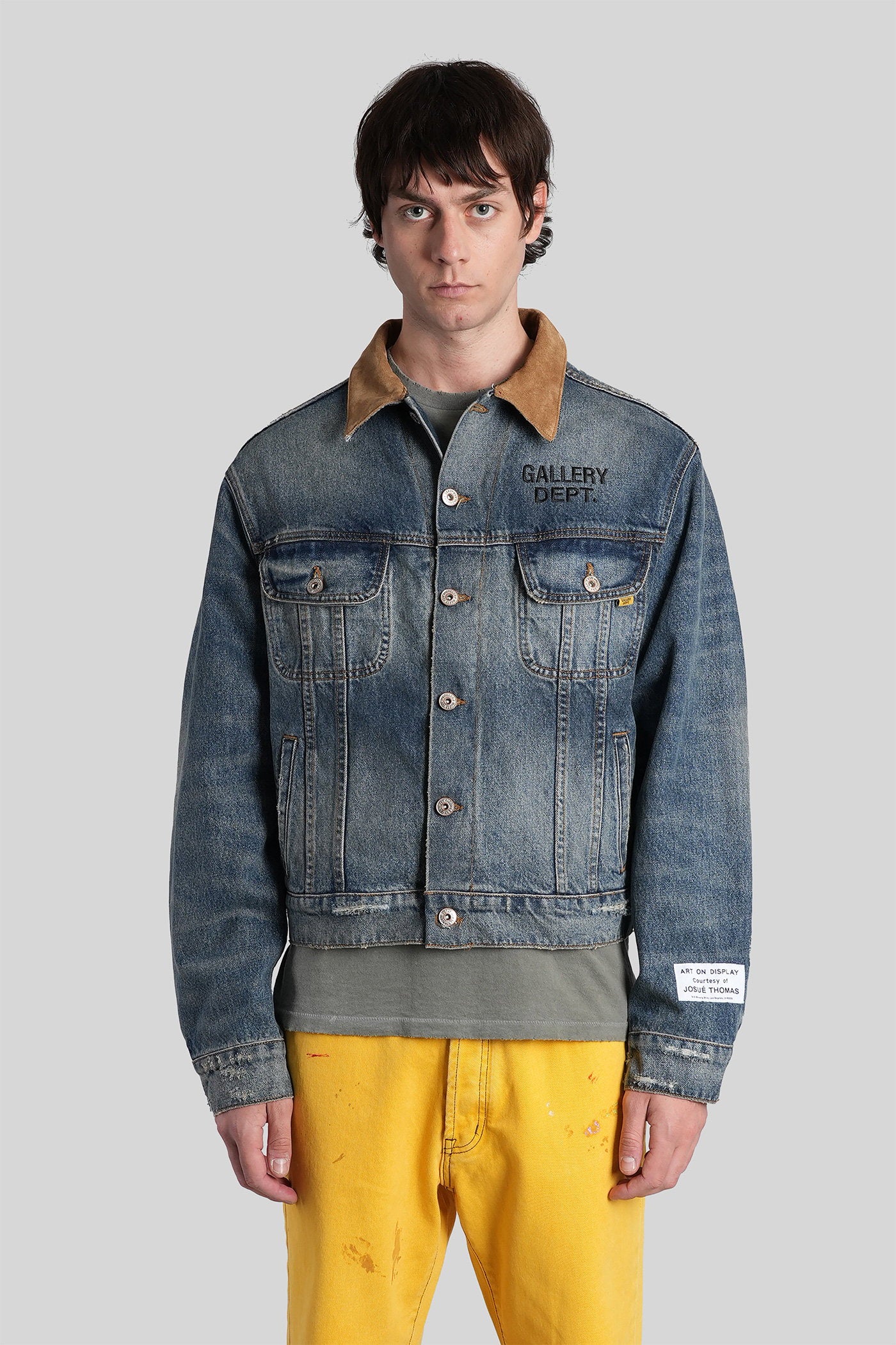 Denim Jackets in blue cotton