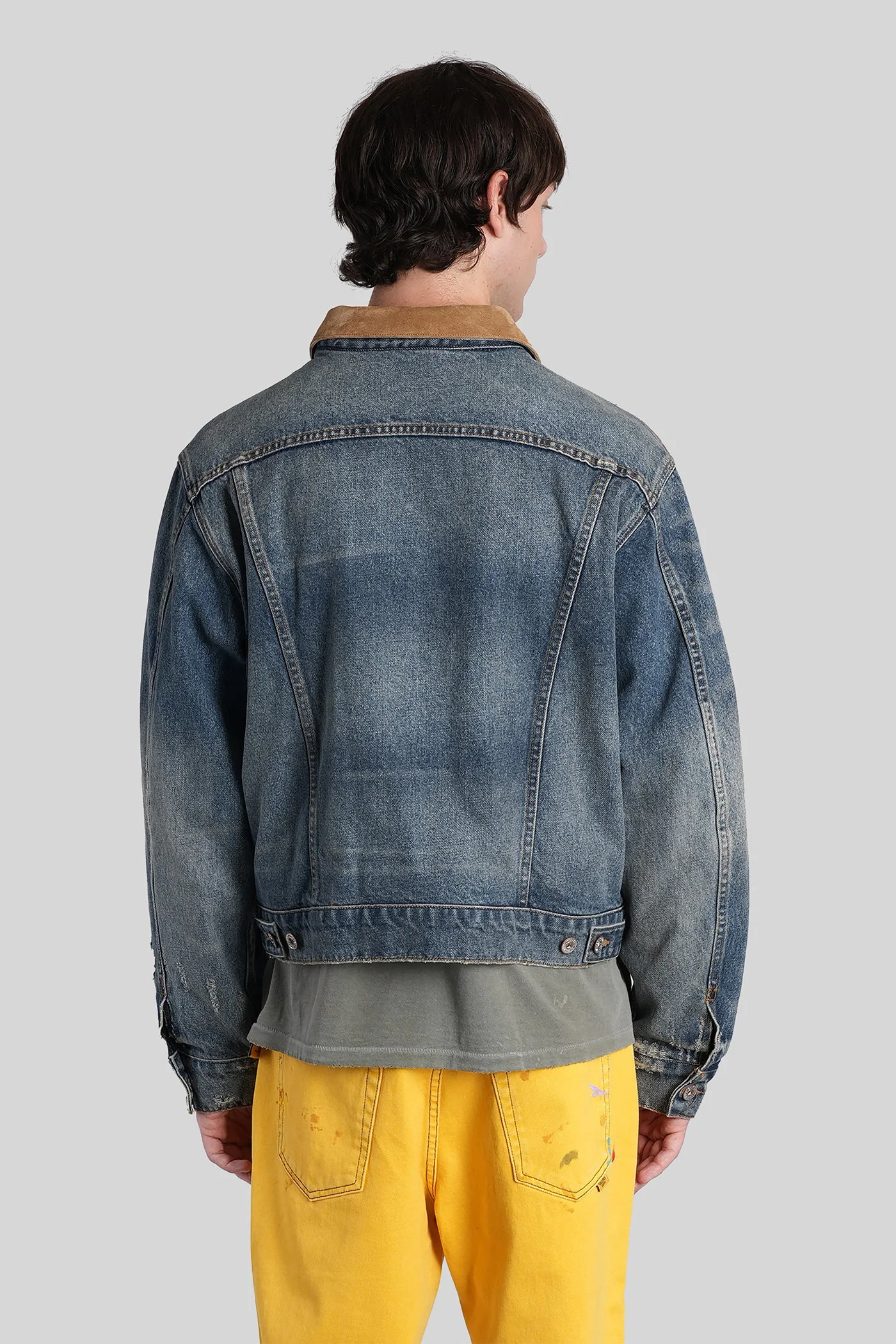 Denim Jackets in blue cotton - Image 3
