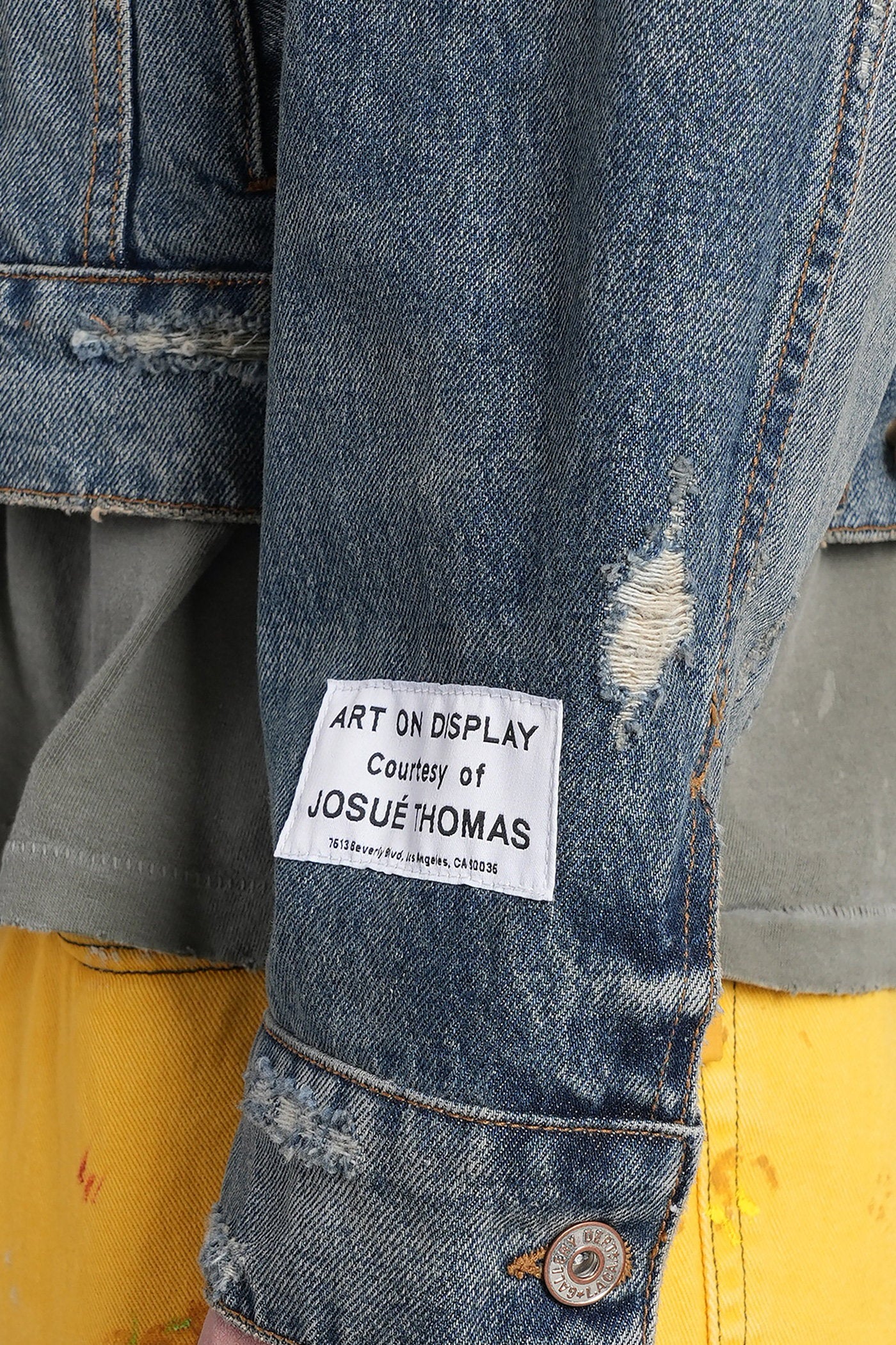 Denim Jackets in blue cotton - Image 5